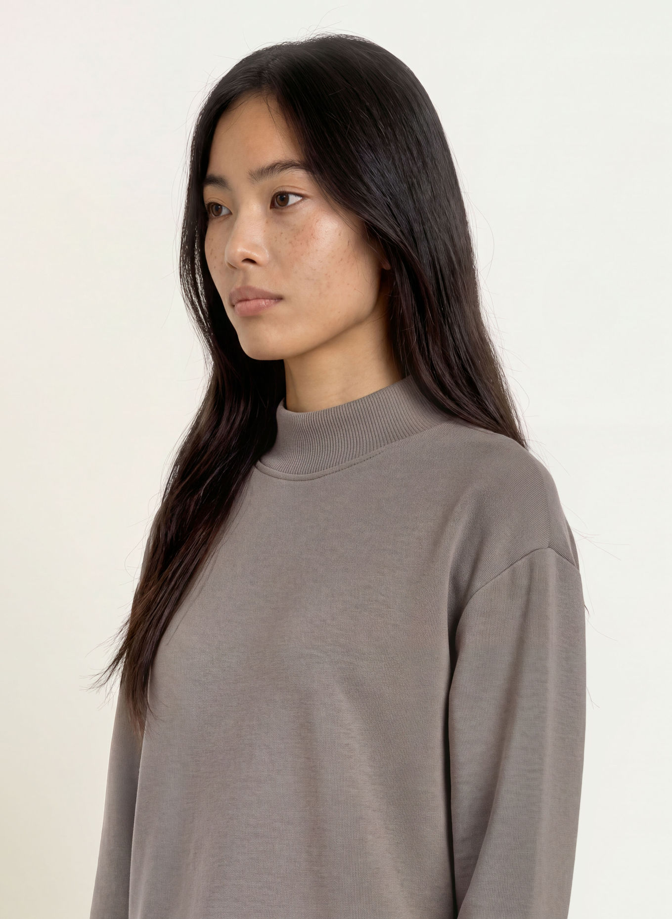 OPUS Sweatshirt GLUBA CLUB: TAUPE