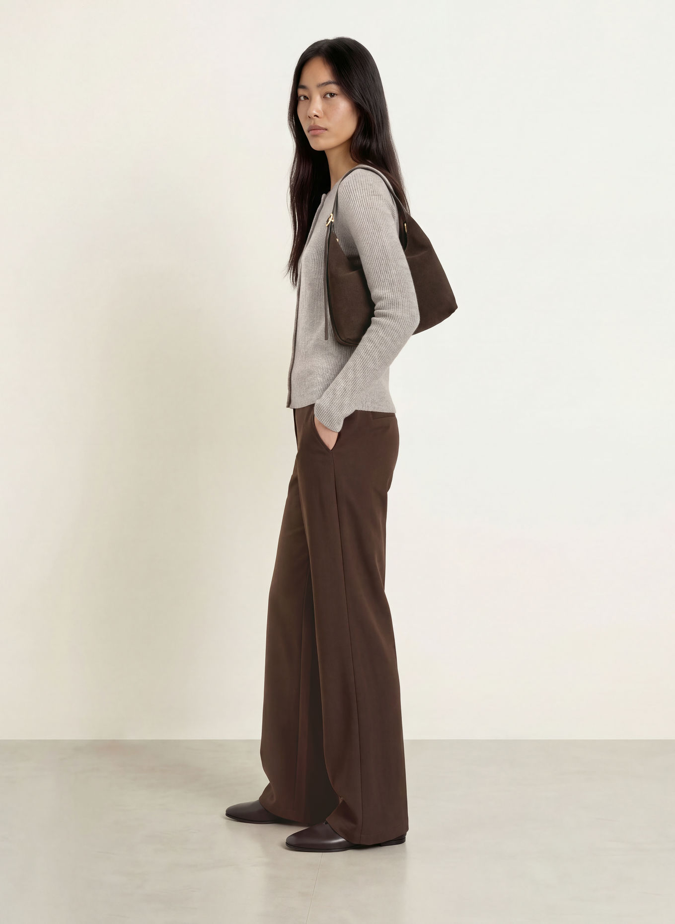 OPUS Gilet SALTUS: BEIGE