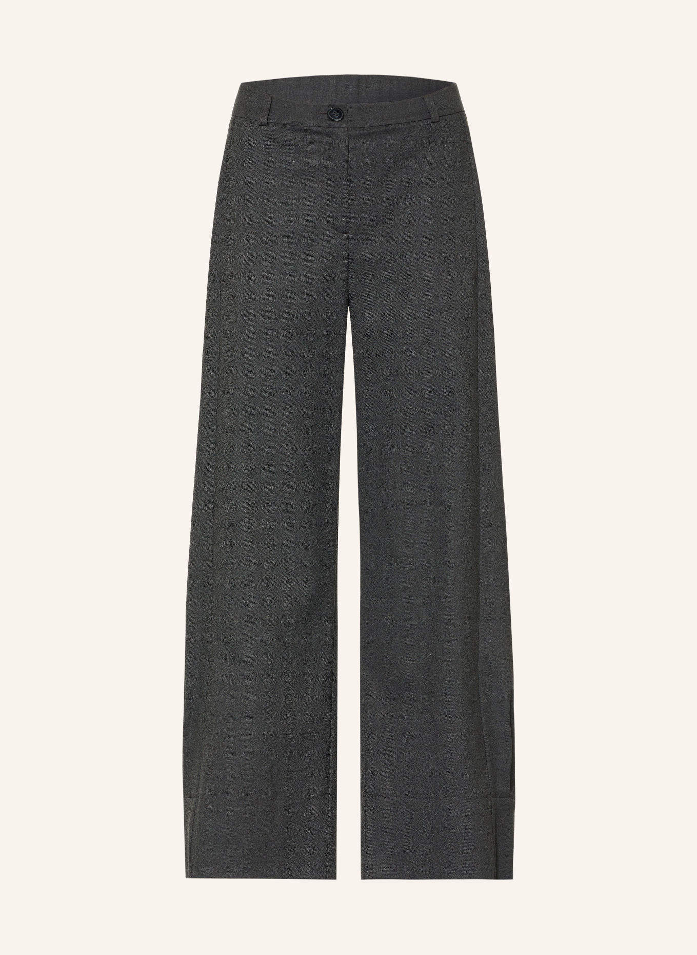OPUS Pantalon palazzo MAIGA: GRIS FONCÉ