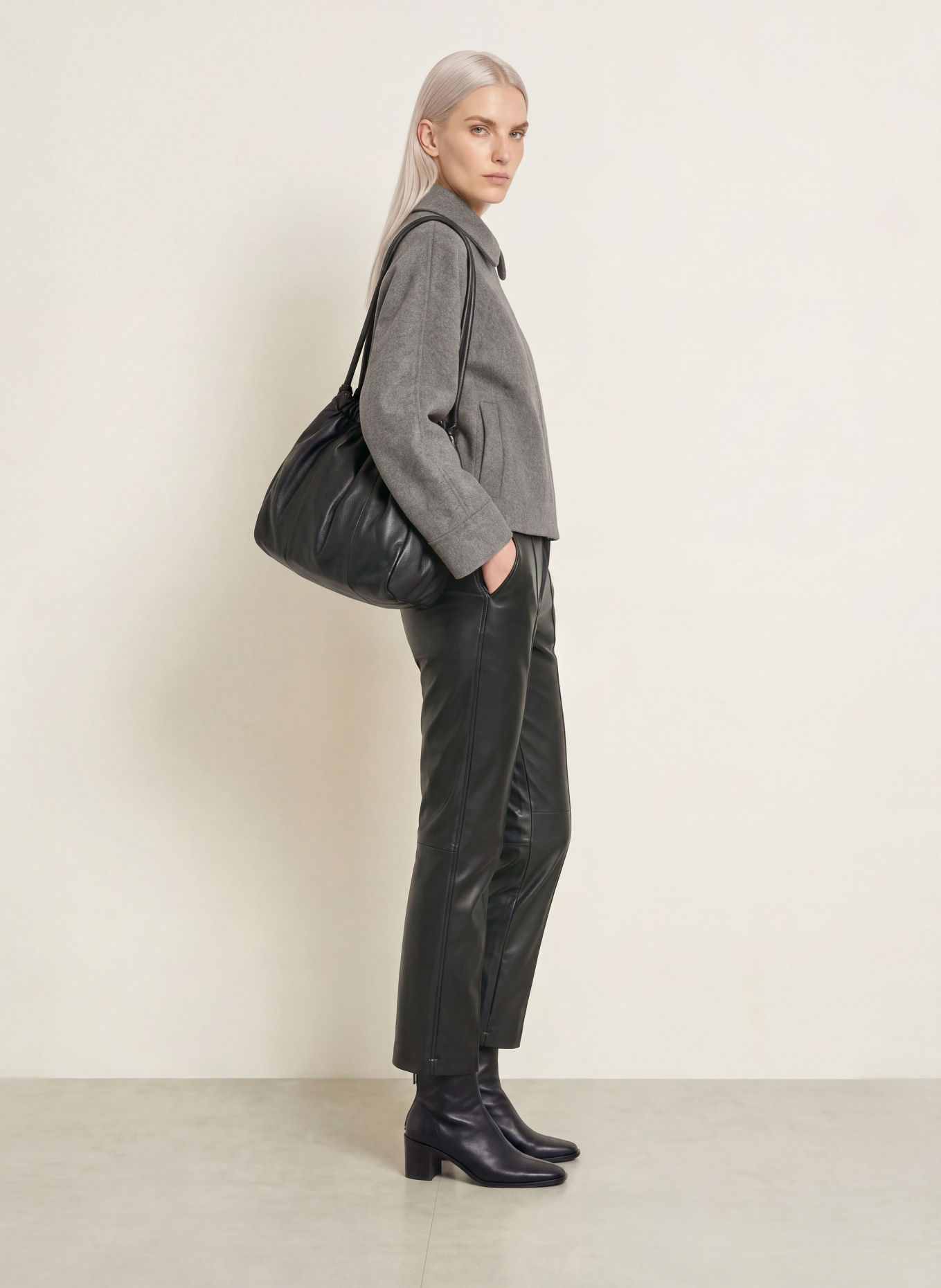 OPUS HANKI Overshirt: DARK GRAY