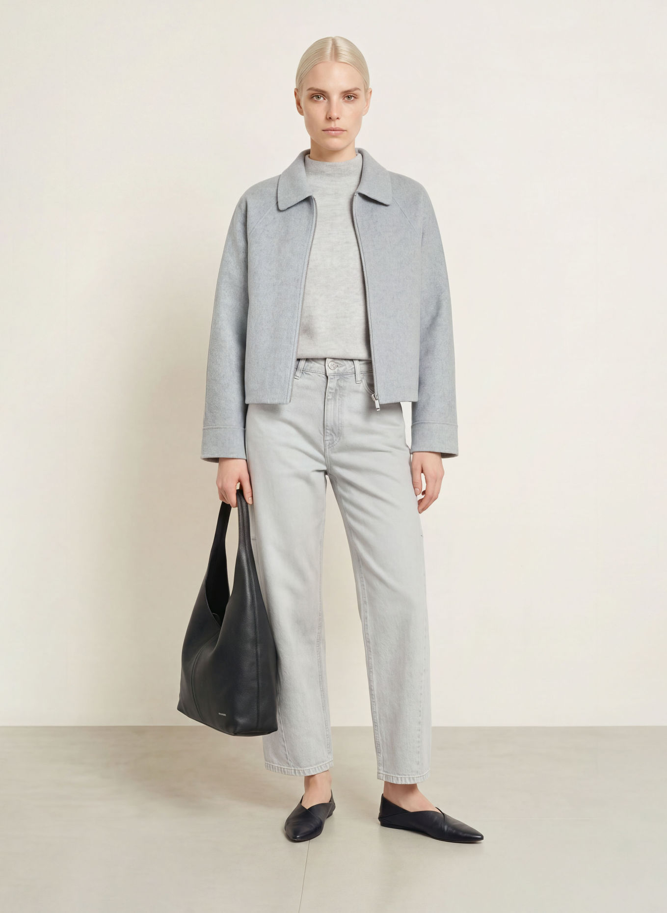 OPUS HANKI Overshirt: LIGHT GRAY