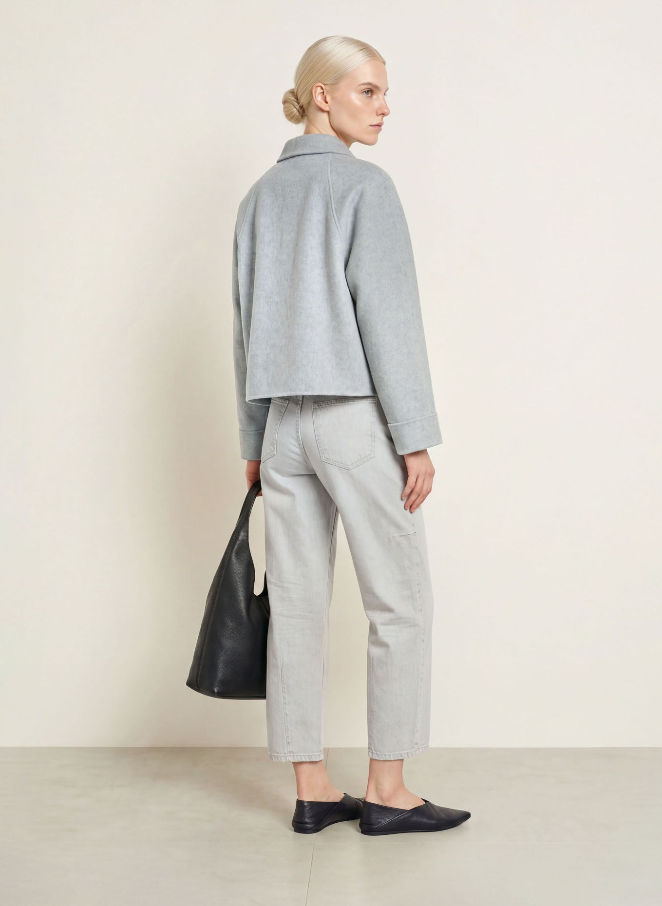 OPUS HANKI Overshirt: LIGHT GRAY