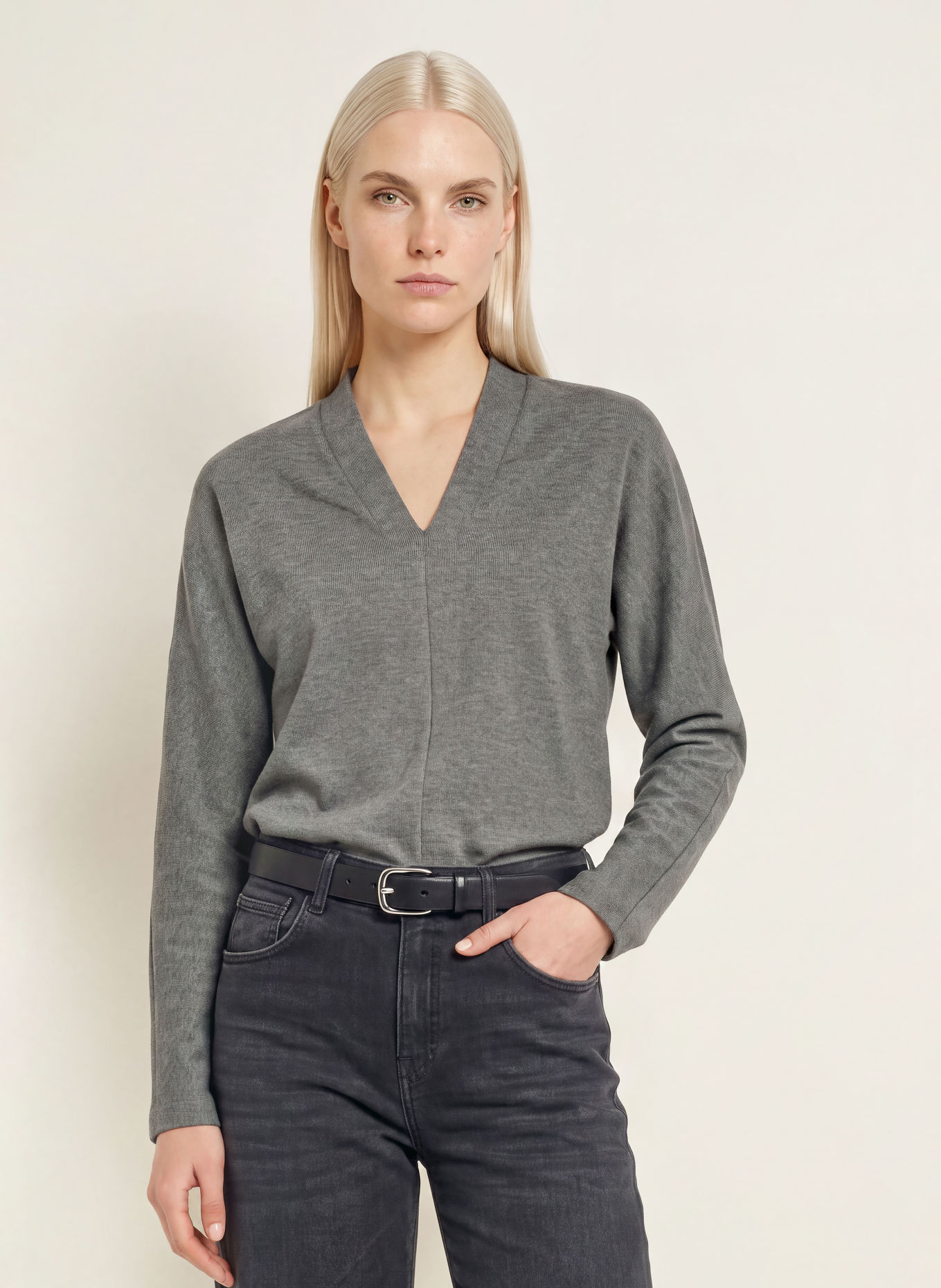 OPUS Sweatshirt SADOSA: GRAU