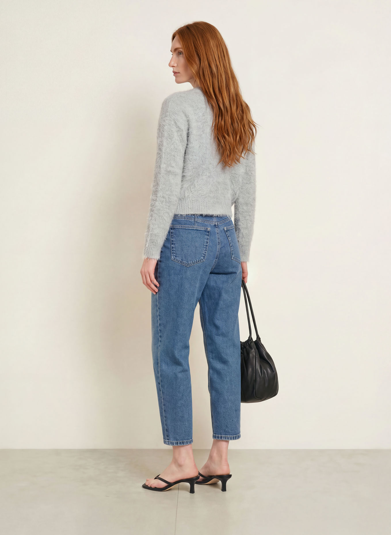 OPUS Barrel Jeans MAXIE HORIZON: 70416 mid blue