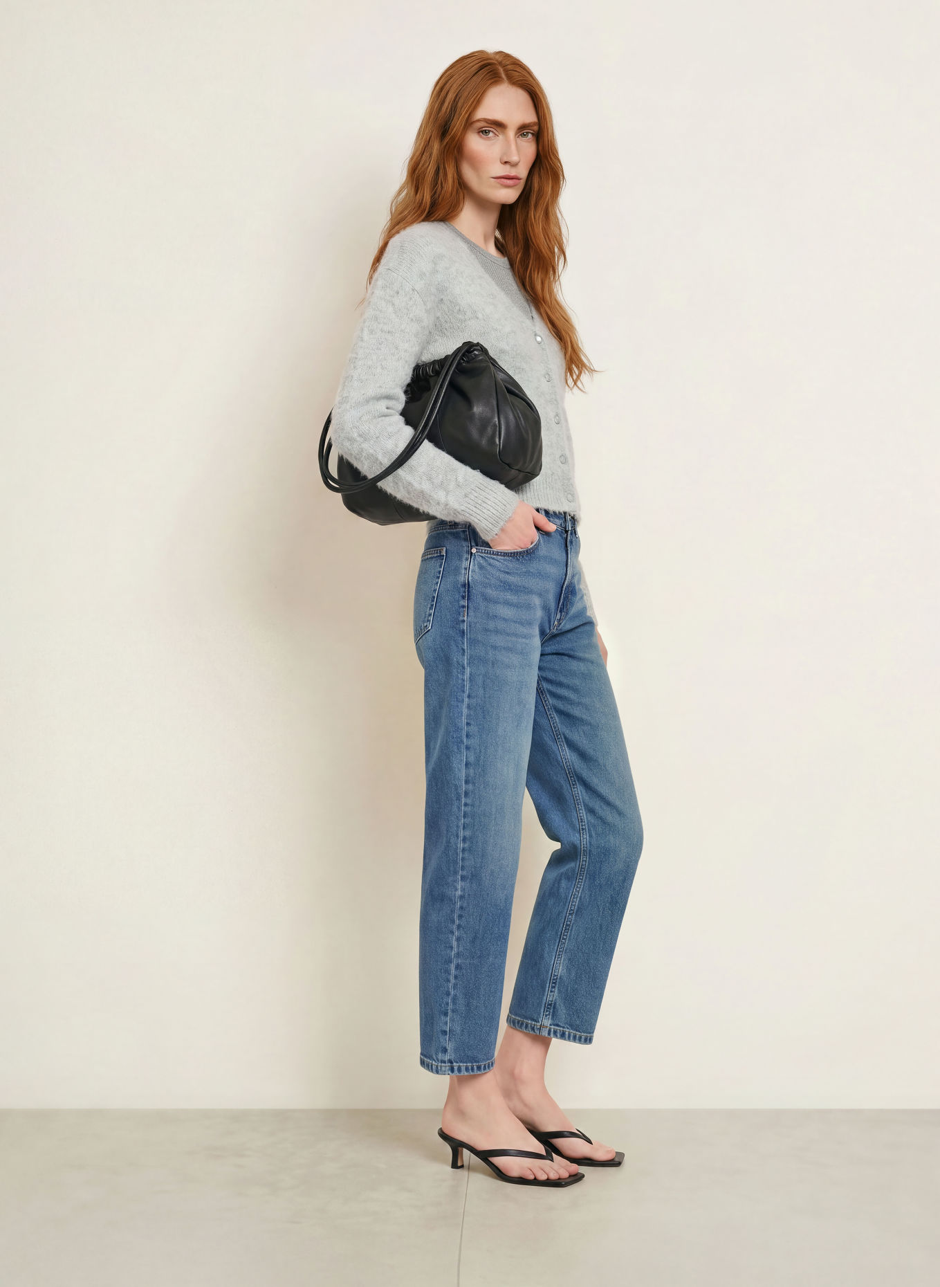OPUS Barrel Jeans MAXIE HORIZON: 70416 mid blue