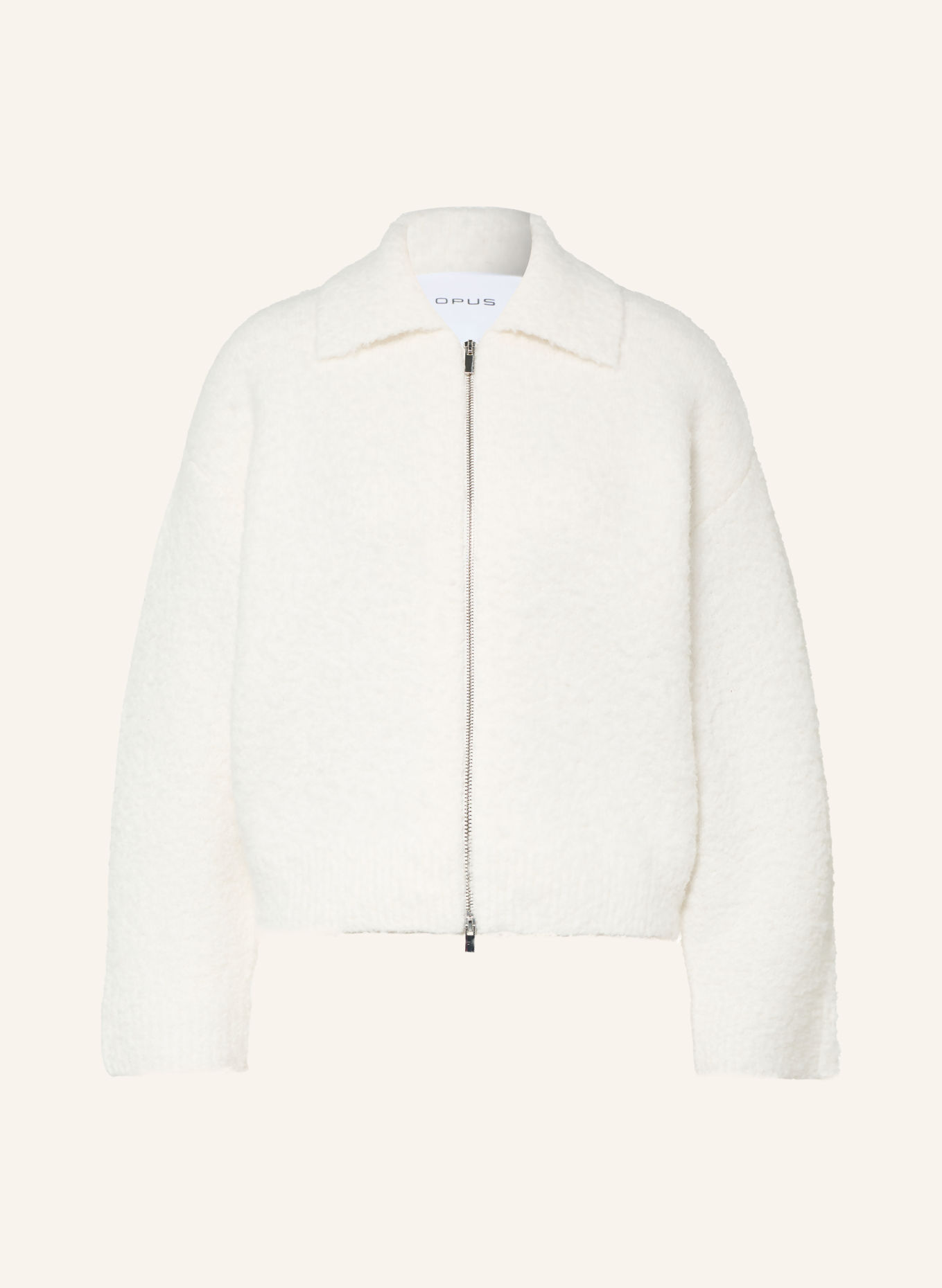 OPUS DOMIRA Cardigan: ECRU