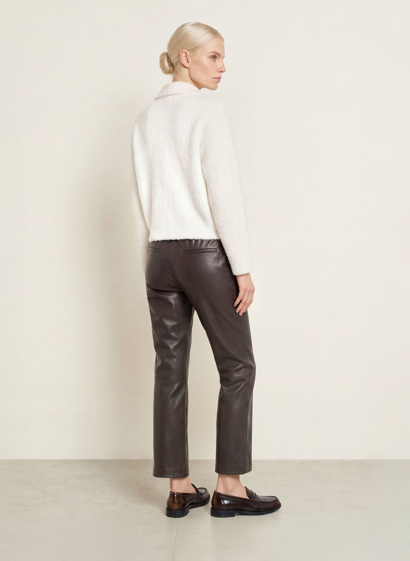 OPUS DOMIRA Cardigan: ECRU