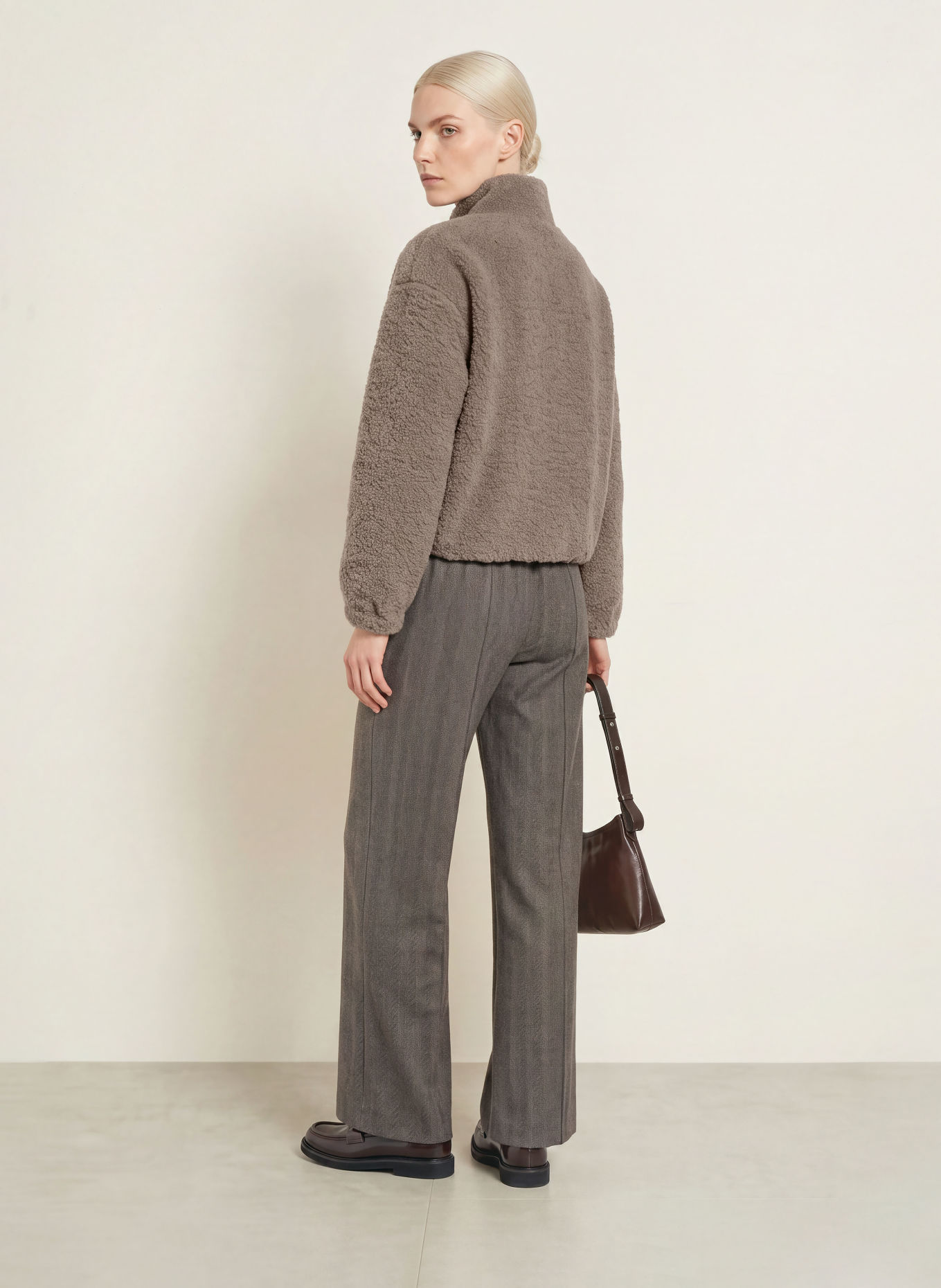 OPUS Sweat zippé GOLLIMER: TAUPE