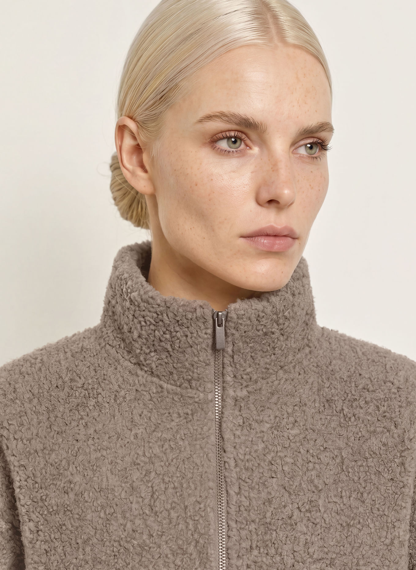 OPUS Sweat zippé GOLLIMER: TAUPE