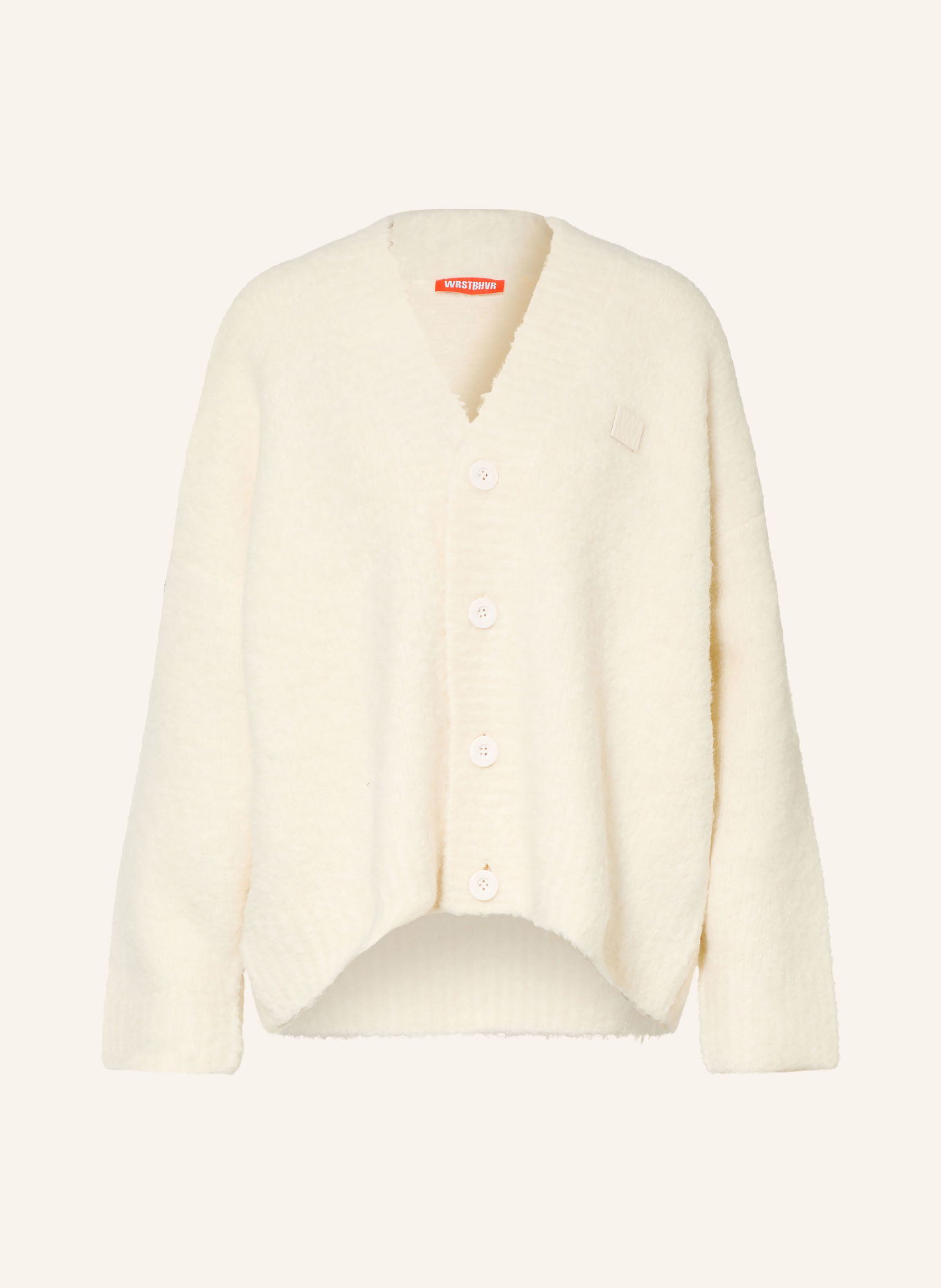 WRSTBHVR RASO V2 Cardigan: ECRU