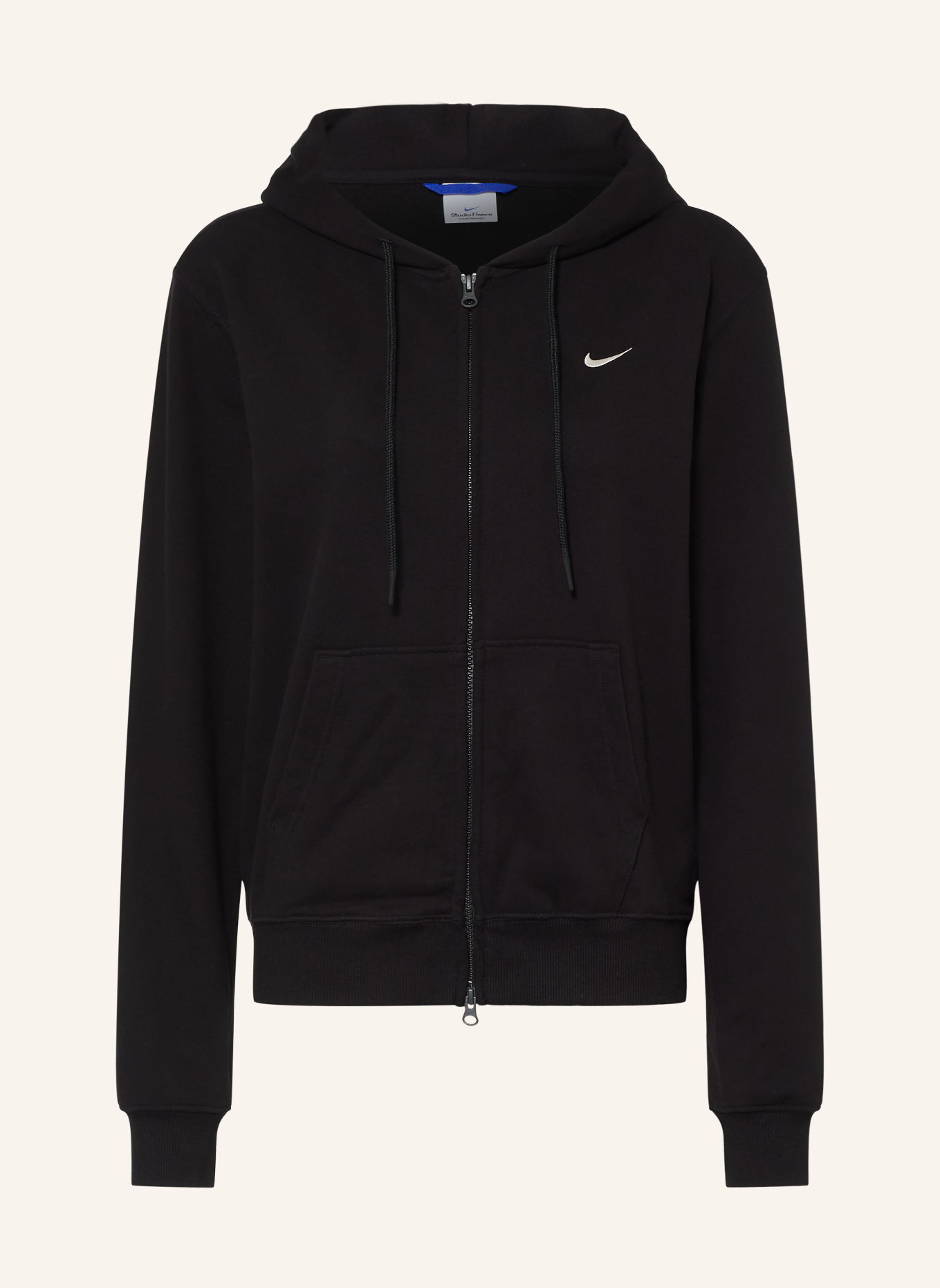 Nike Bluza rozpinana STUDIO FLEECE: CZARNY