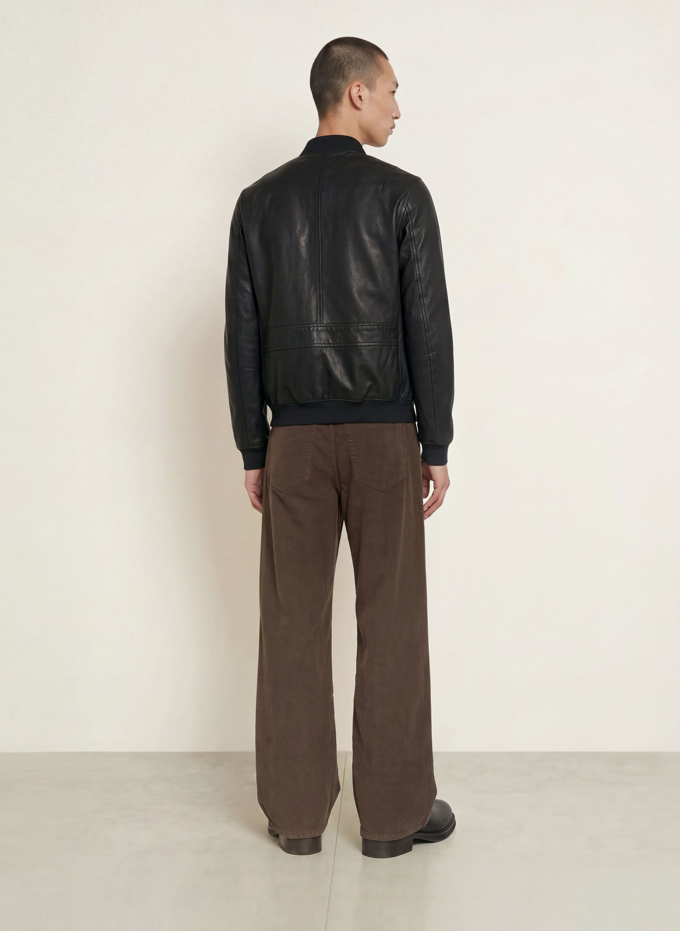 ALLSAINTS Lederblouson MORTEN: SCHWARZ