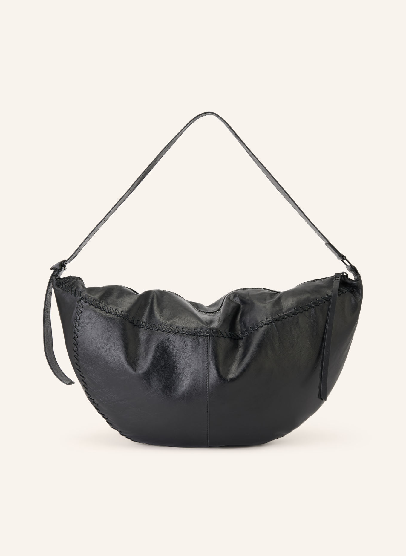 ALLSAINTS ESME Shoulder Bag: BLACK