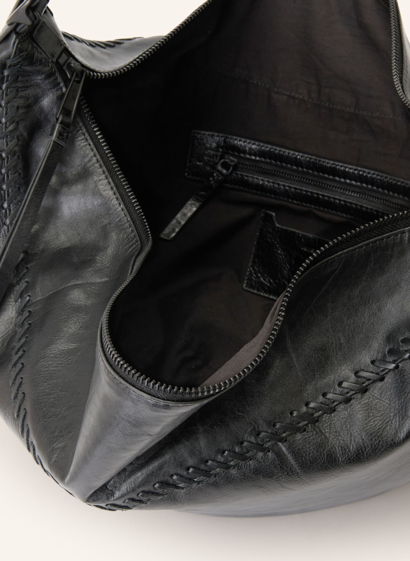 ALLSAINTS ESME Shoulder Bag: BLACK