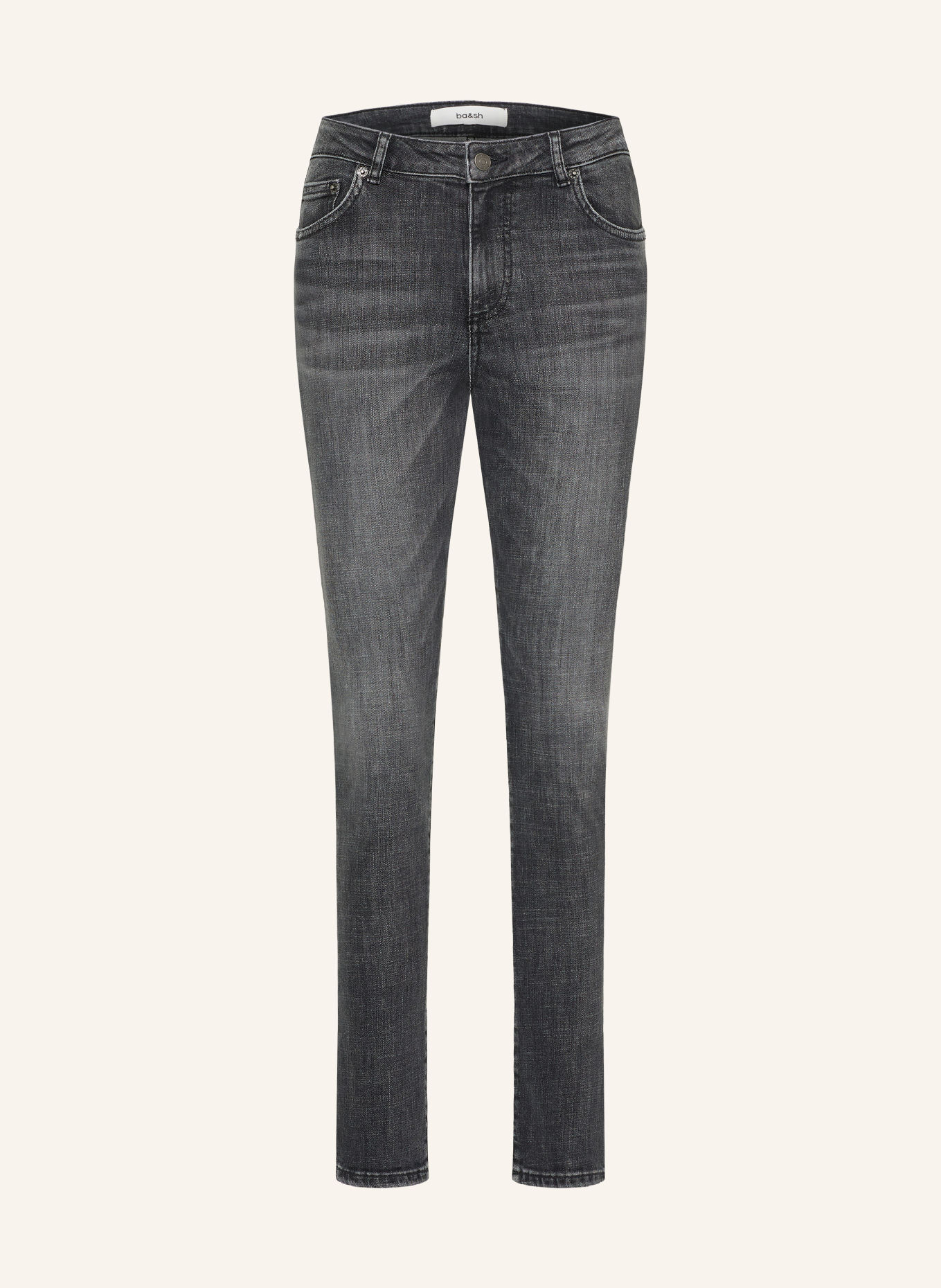 ba&sh Skinny Jeans NIKO: GREY LIGHT GREY