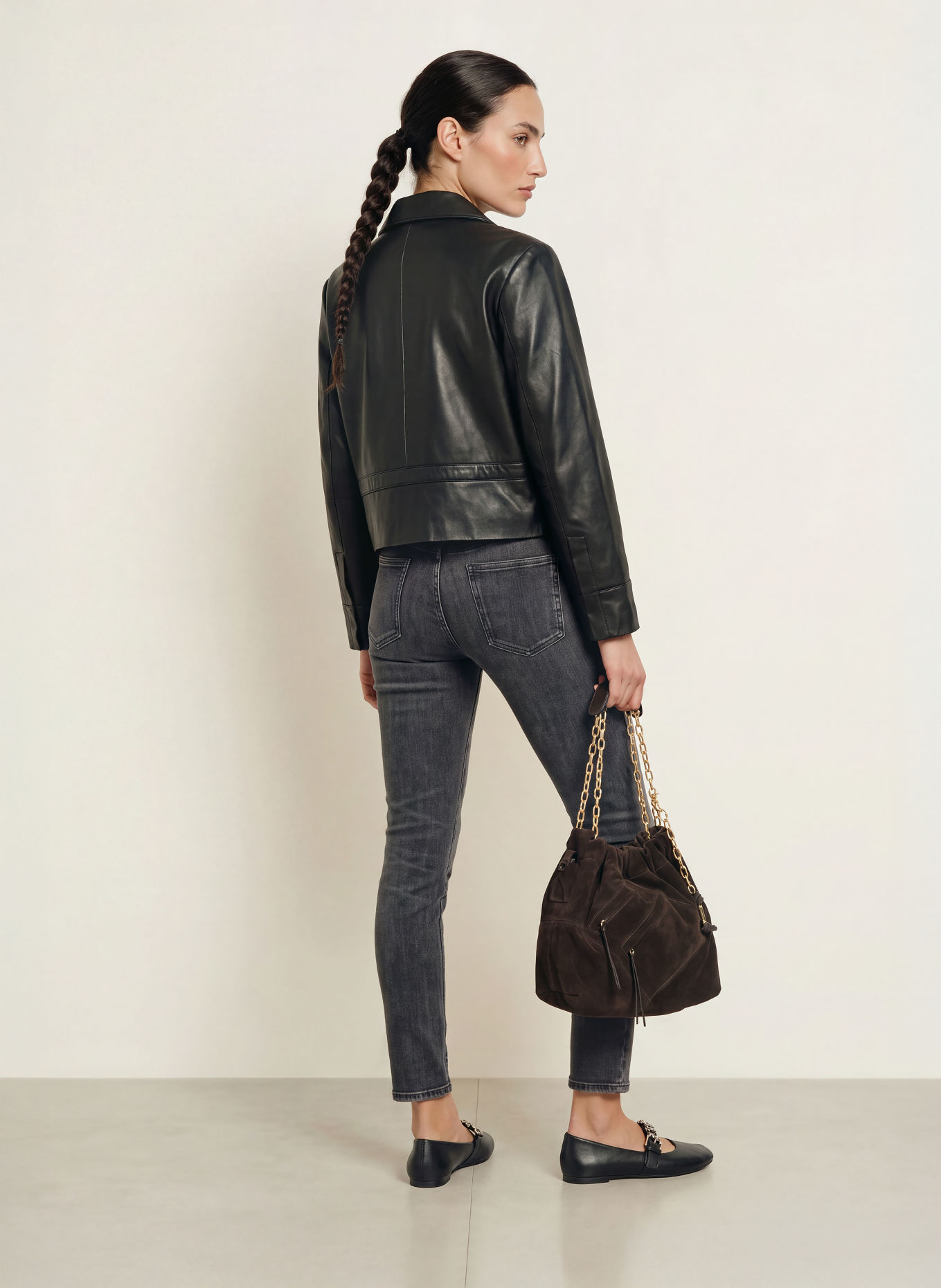 ba&sh Skinny Jeans NIKO: GREY LIGHT GREY