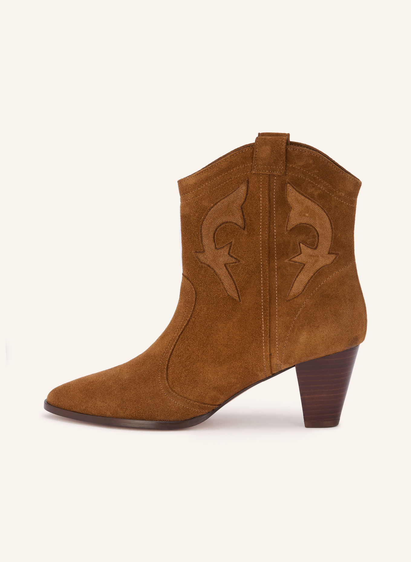 ba&sh Cowboy Boots NEW CASEY: COGNAC
