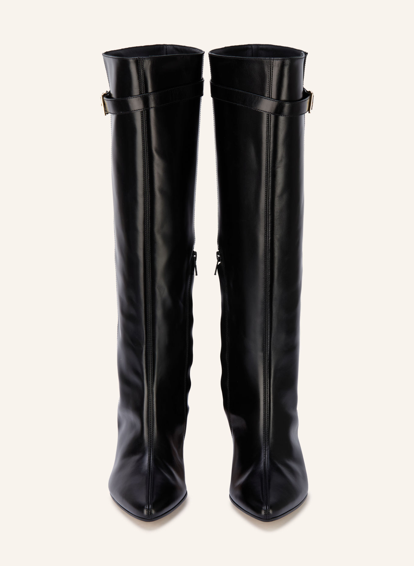 CLAUDIE PIERLOT Kozaki: CZARNY