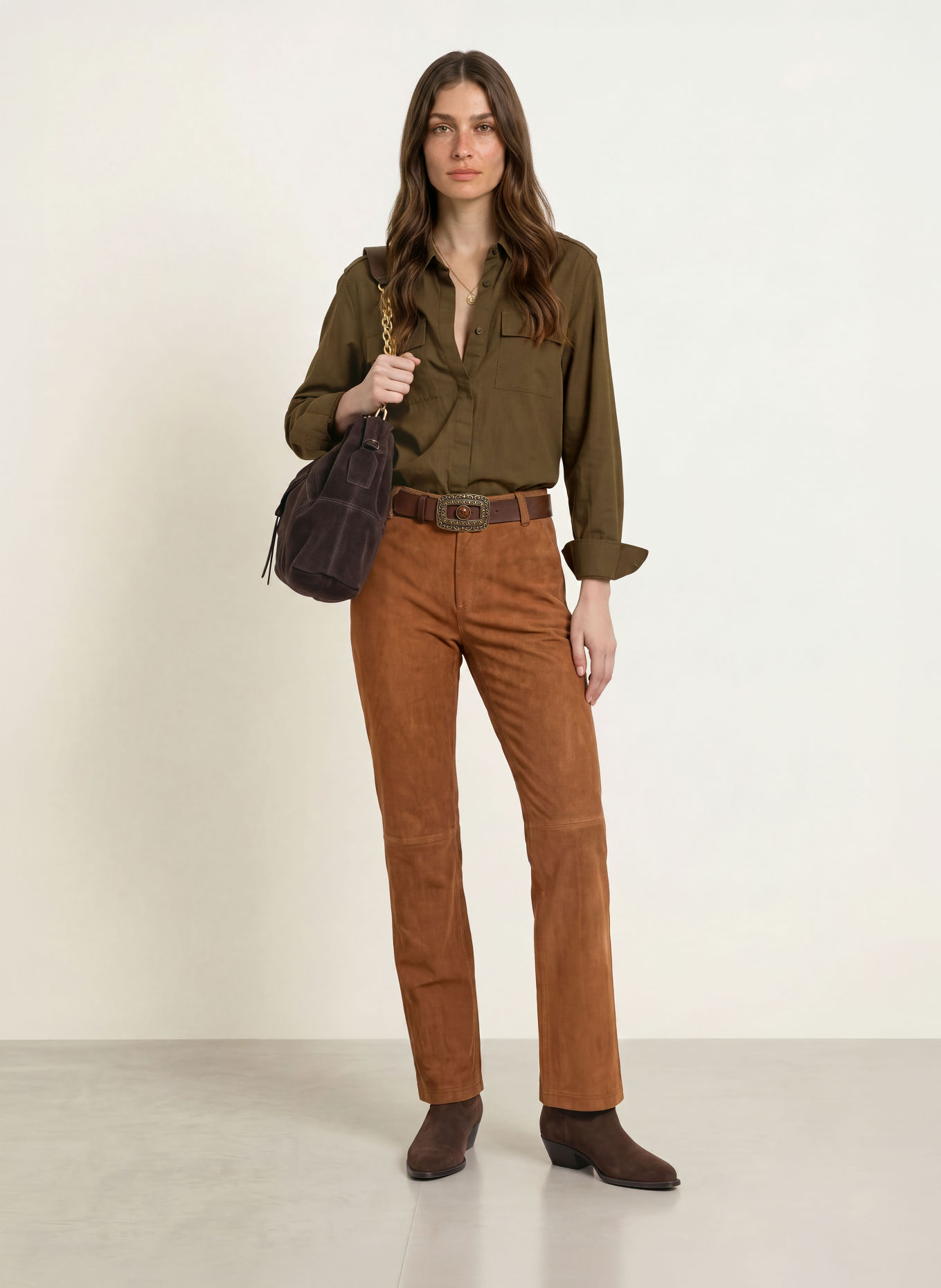 ba&sh Hemdbluse PALANI: KHAKI