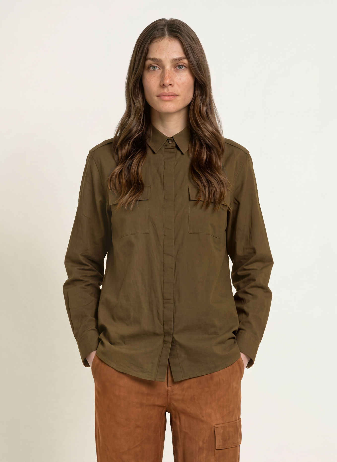 ba&sh Hemdbluse PALANI: KHAKI