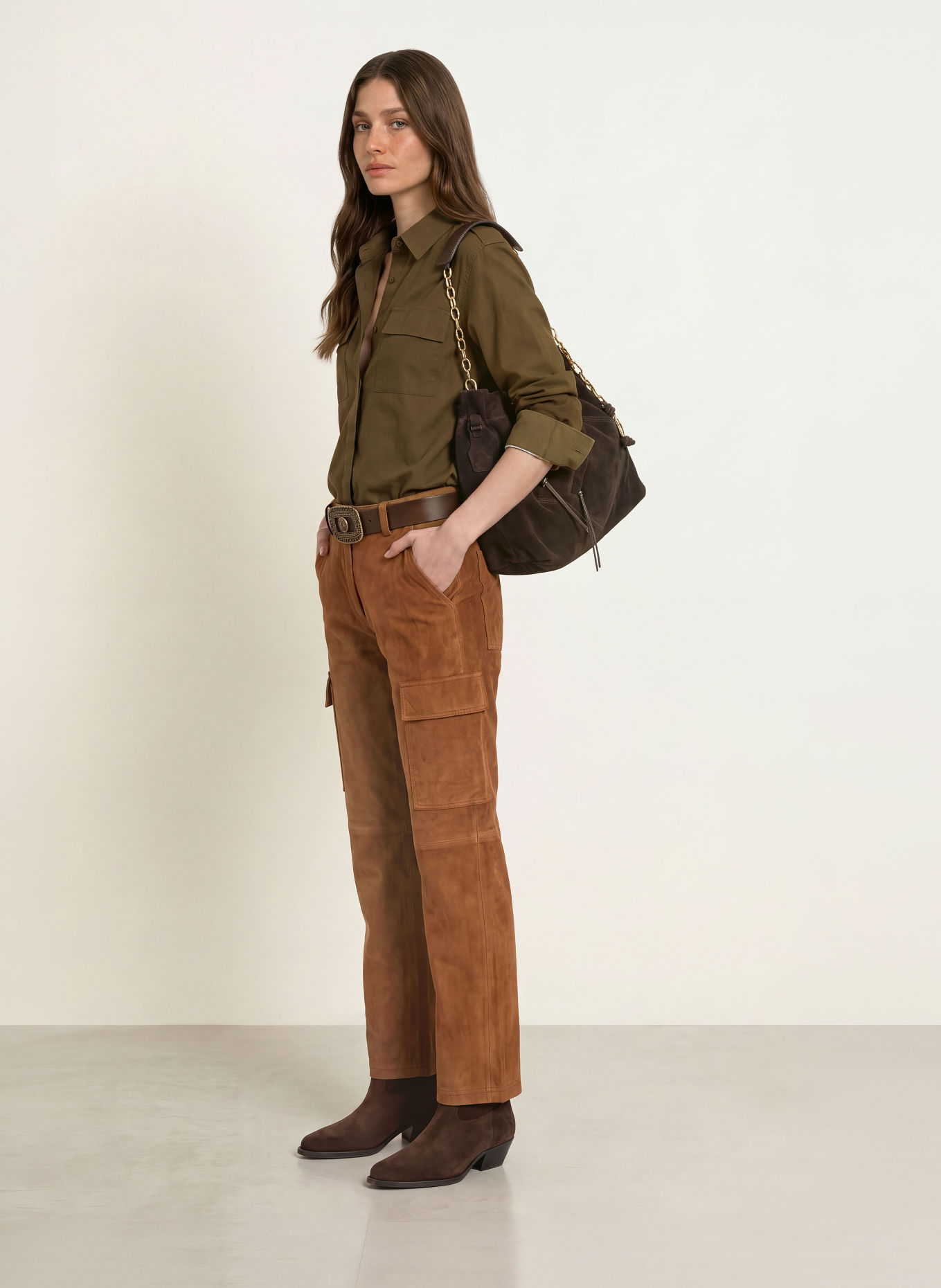 ba&sh Hemdbluse PALANI: KHAKI