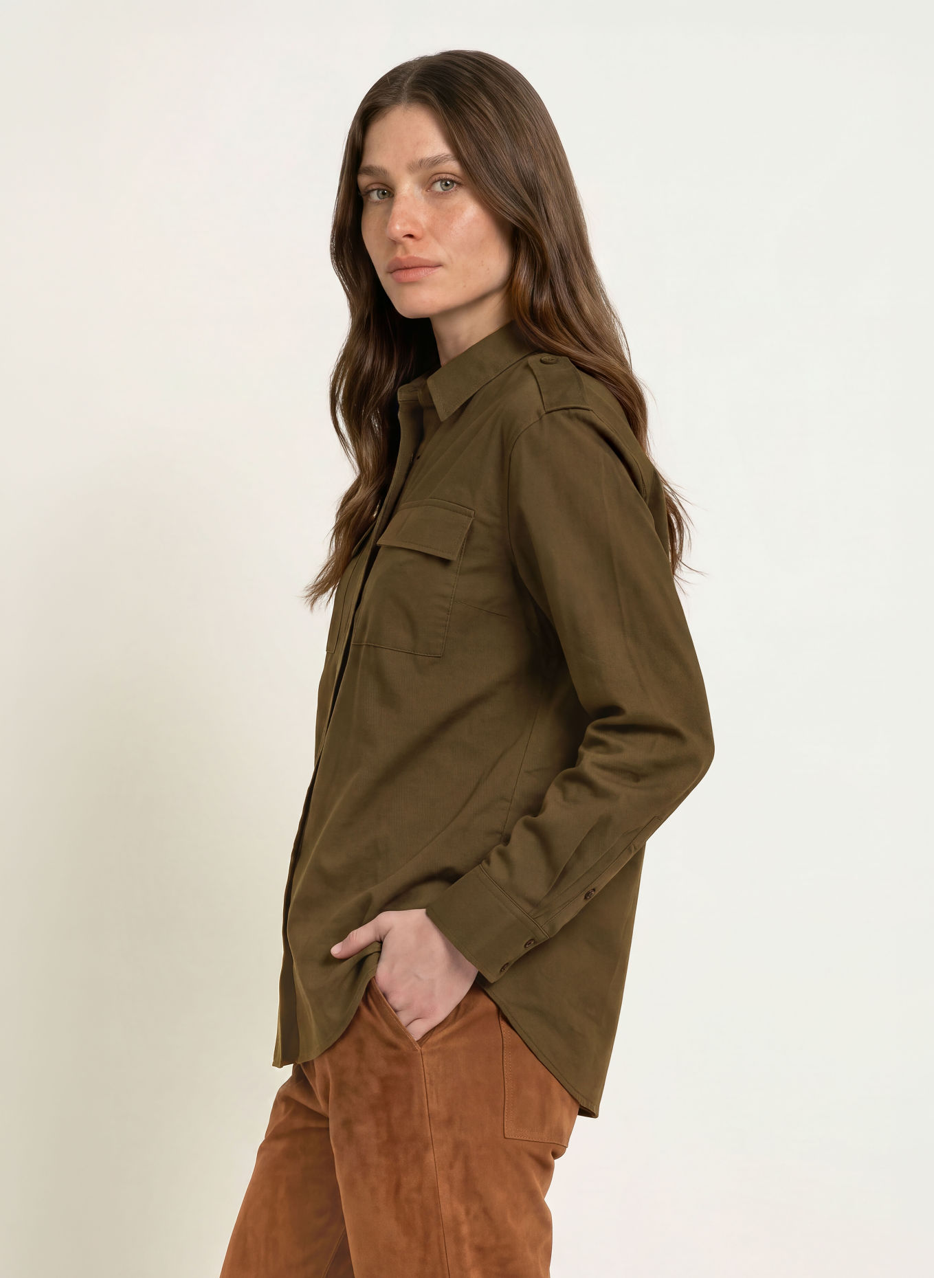 ba&sh Hemdbluse PALANI: KHAKI