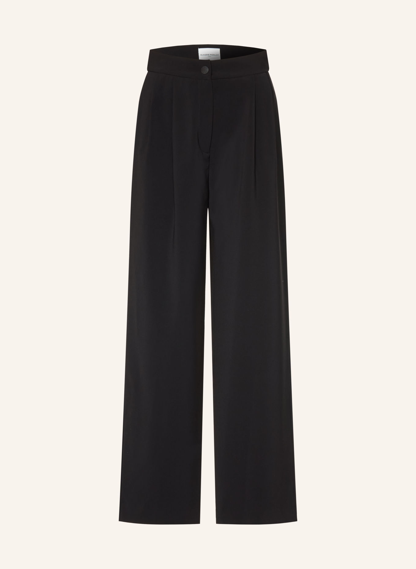 CLAUDIE PIERLOT Spodnie typu Marlena: CZARNY