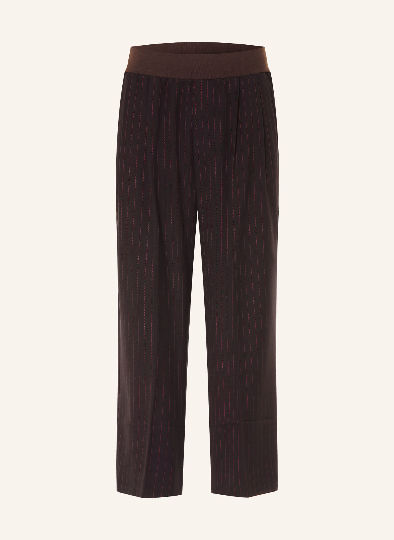 WRSTBHVR Pantaloni THALE în stil jogging: MARO ÎNCHIS / ROȘU