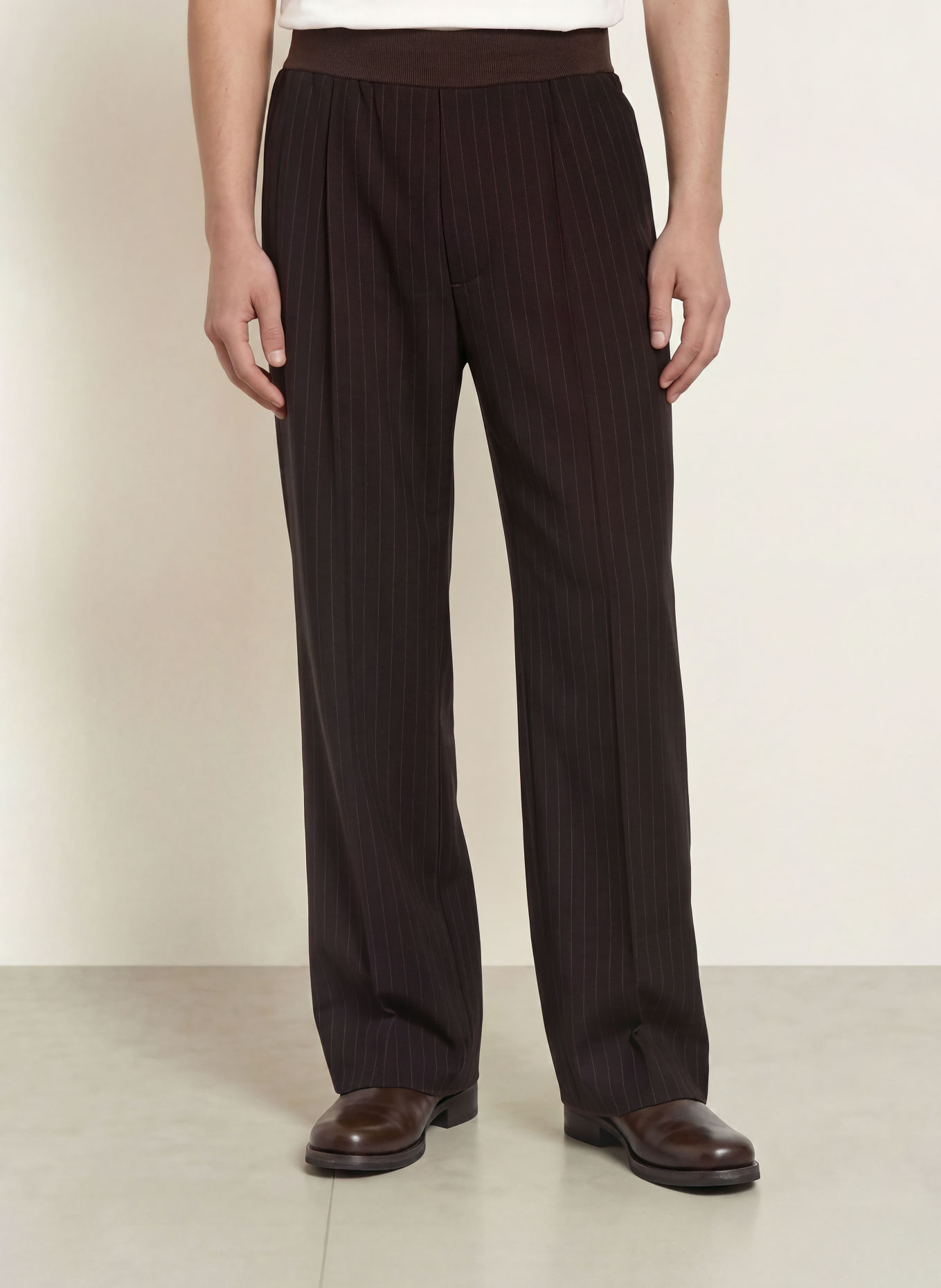 WRSTBHVR Pantaloni THALE în stil jogging: MARO ÎNCHIS / ROȘU
