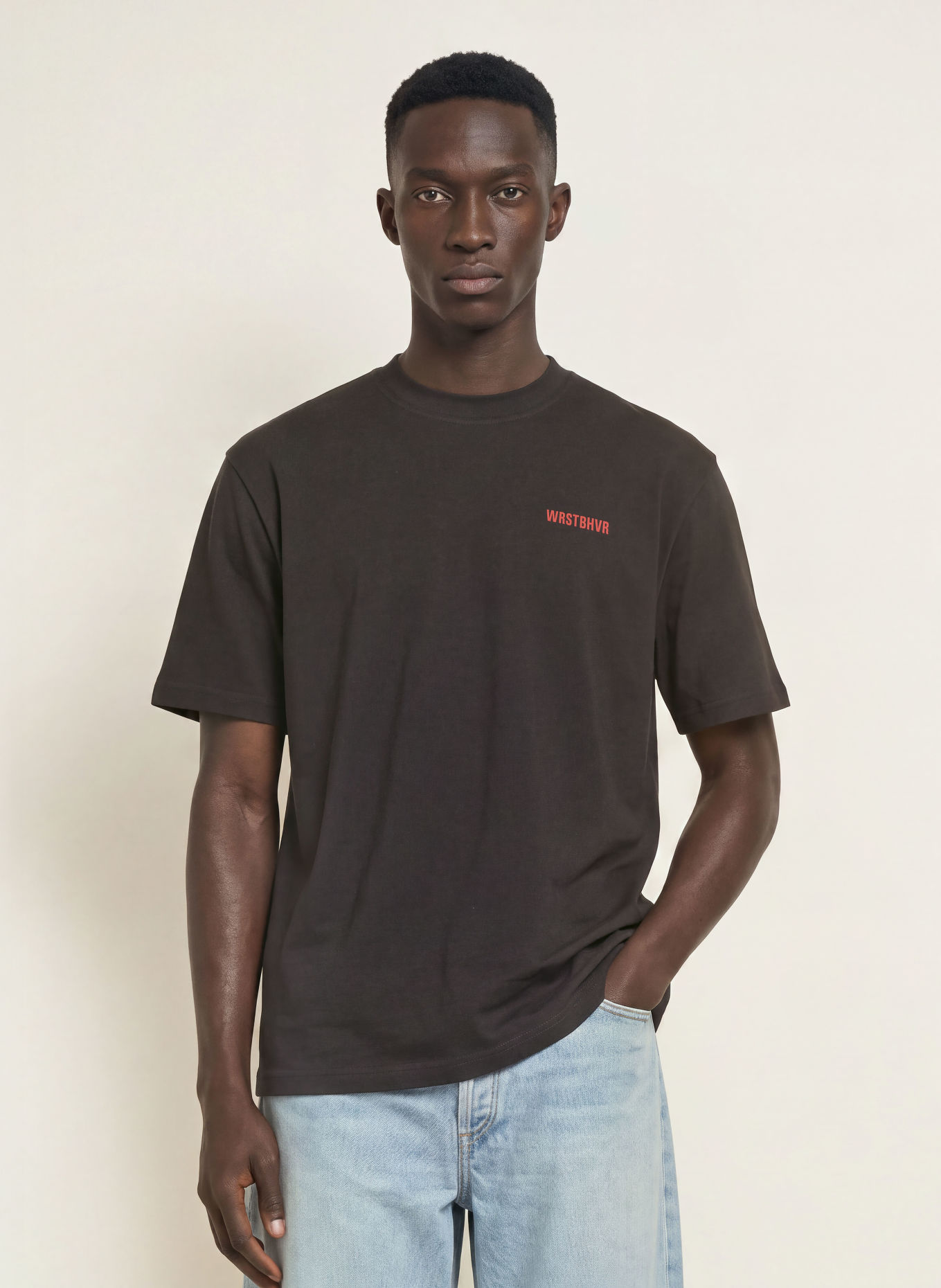 WRSTBHVR T-shirt STUDIO V15: NOIR