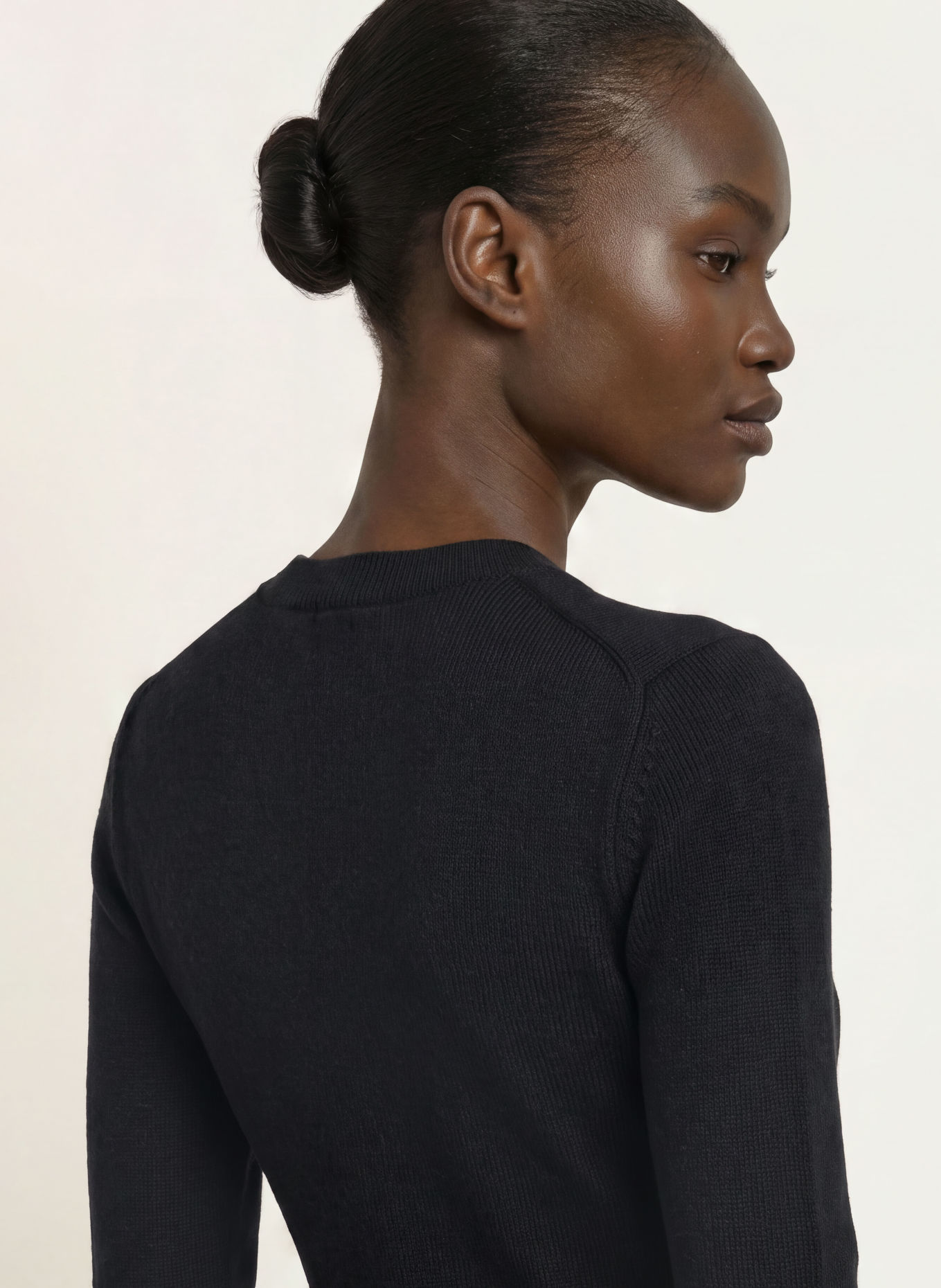ALLSAINTS ERITH Knit Dress: BLACK
