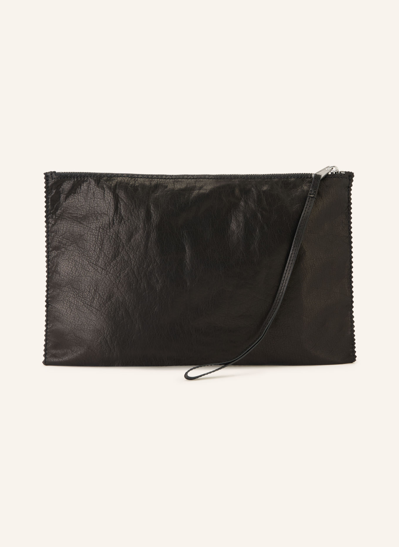 ALLSAINTS Pouch SILOH LARGE: SCHWARZ / SILBER
