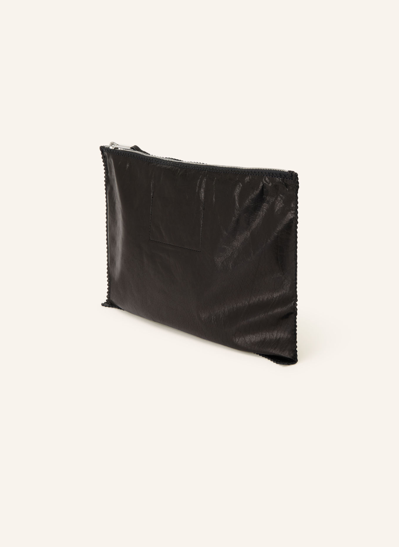 ALLSAINTS Pouch SILOH LARGE: SCHWARZ / SILBER