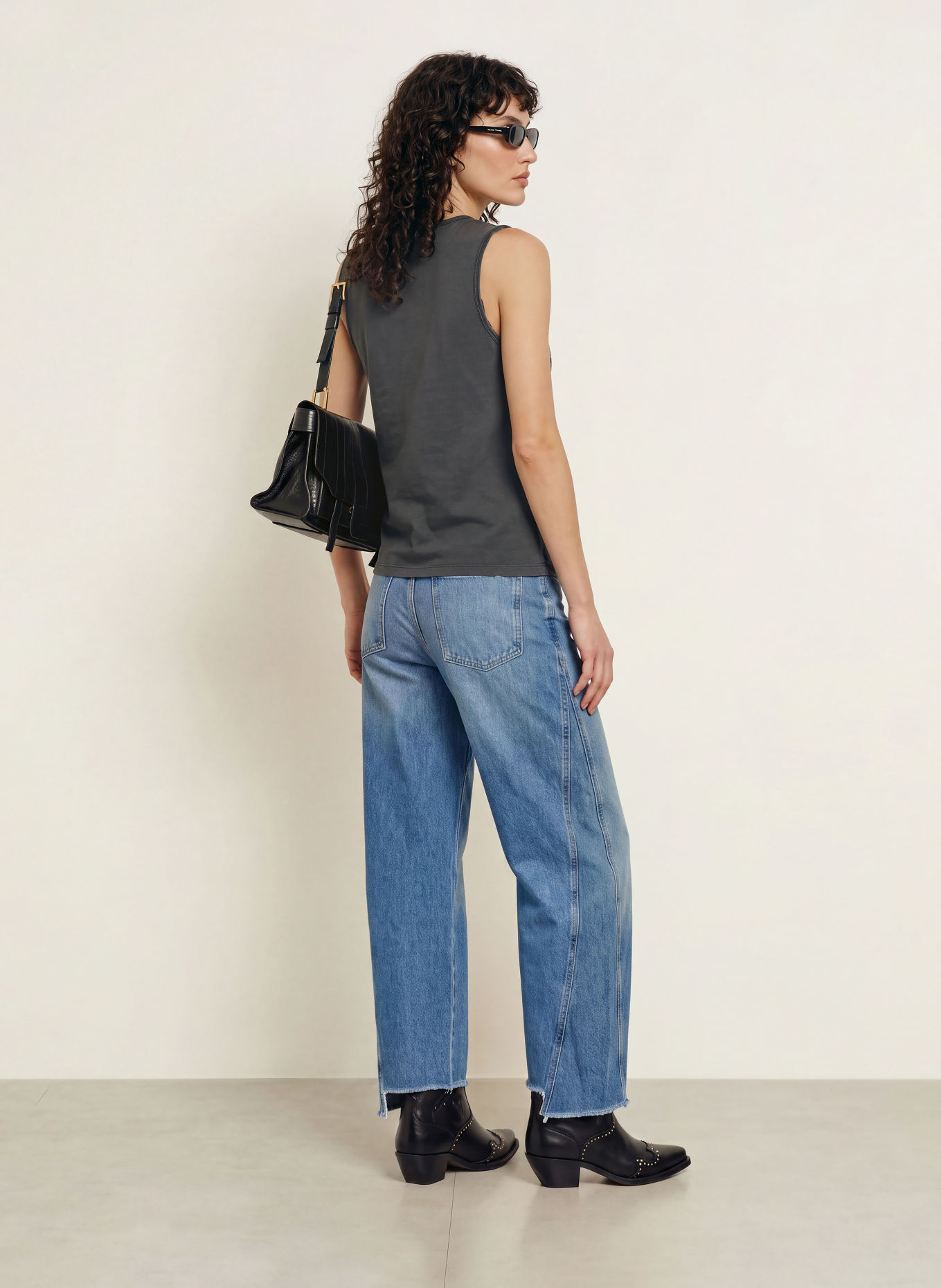 ALLSAINTS Top JENNY: SCHWARZ / WEISS