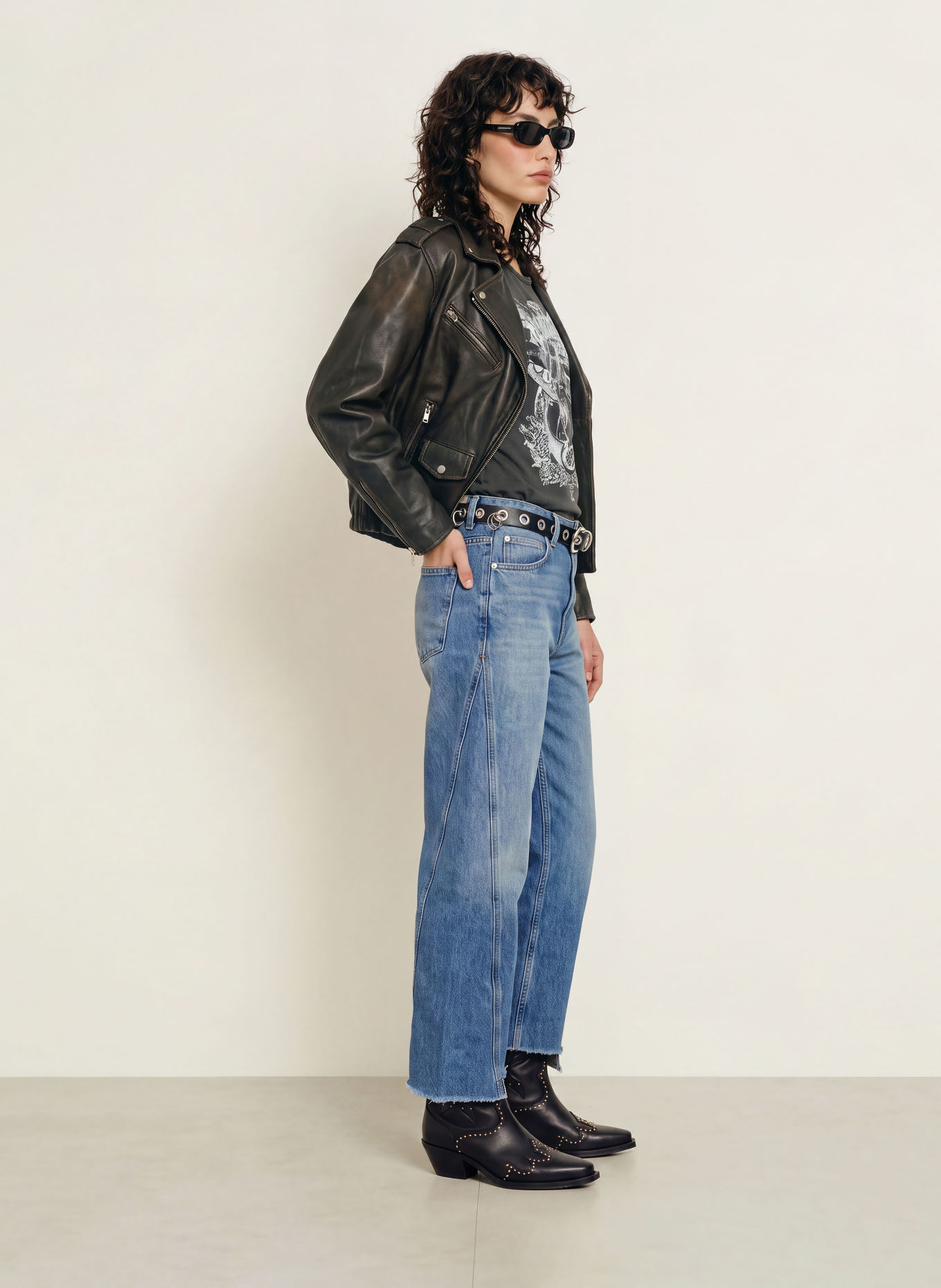 ALLSAINTS Top JENNY: SCHWARZ / WEISS