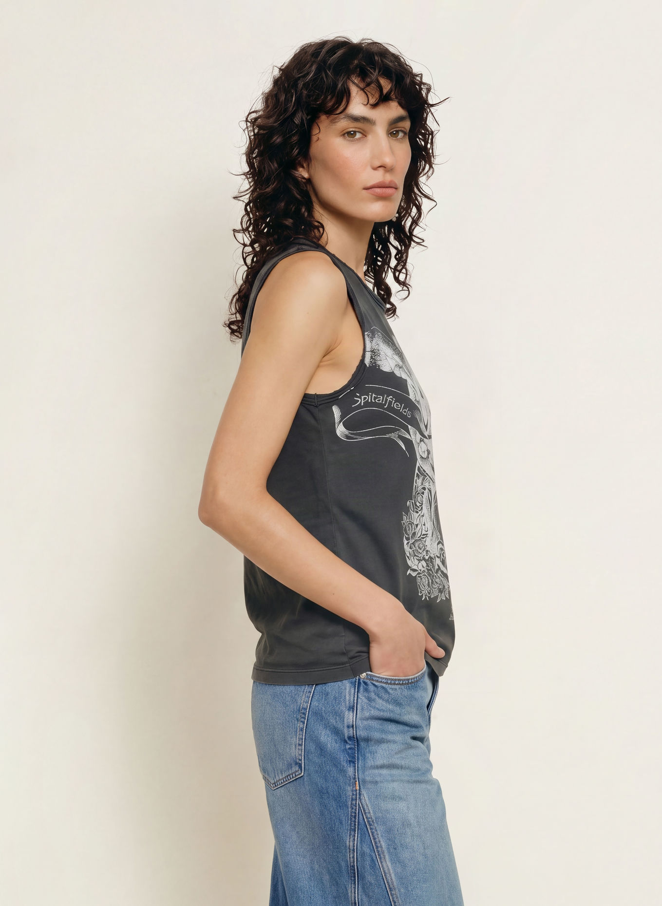 ALLSAINTS Top JENNY: SCHWARZ / WEISS