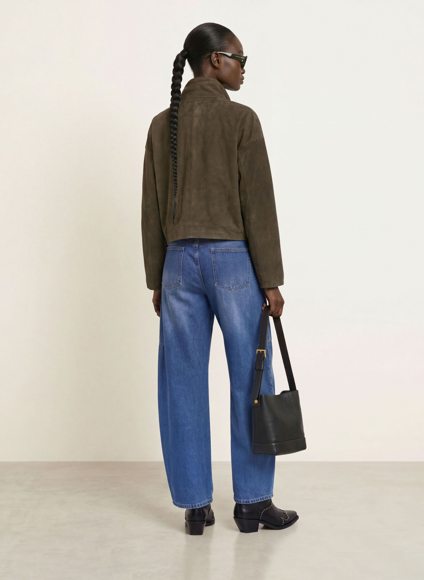 ALLSAINTS CARTER Barrel-leg jeans: 3974 TINTED INDIGO