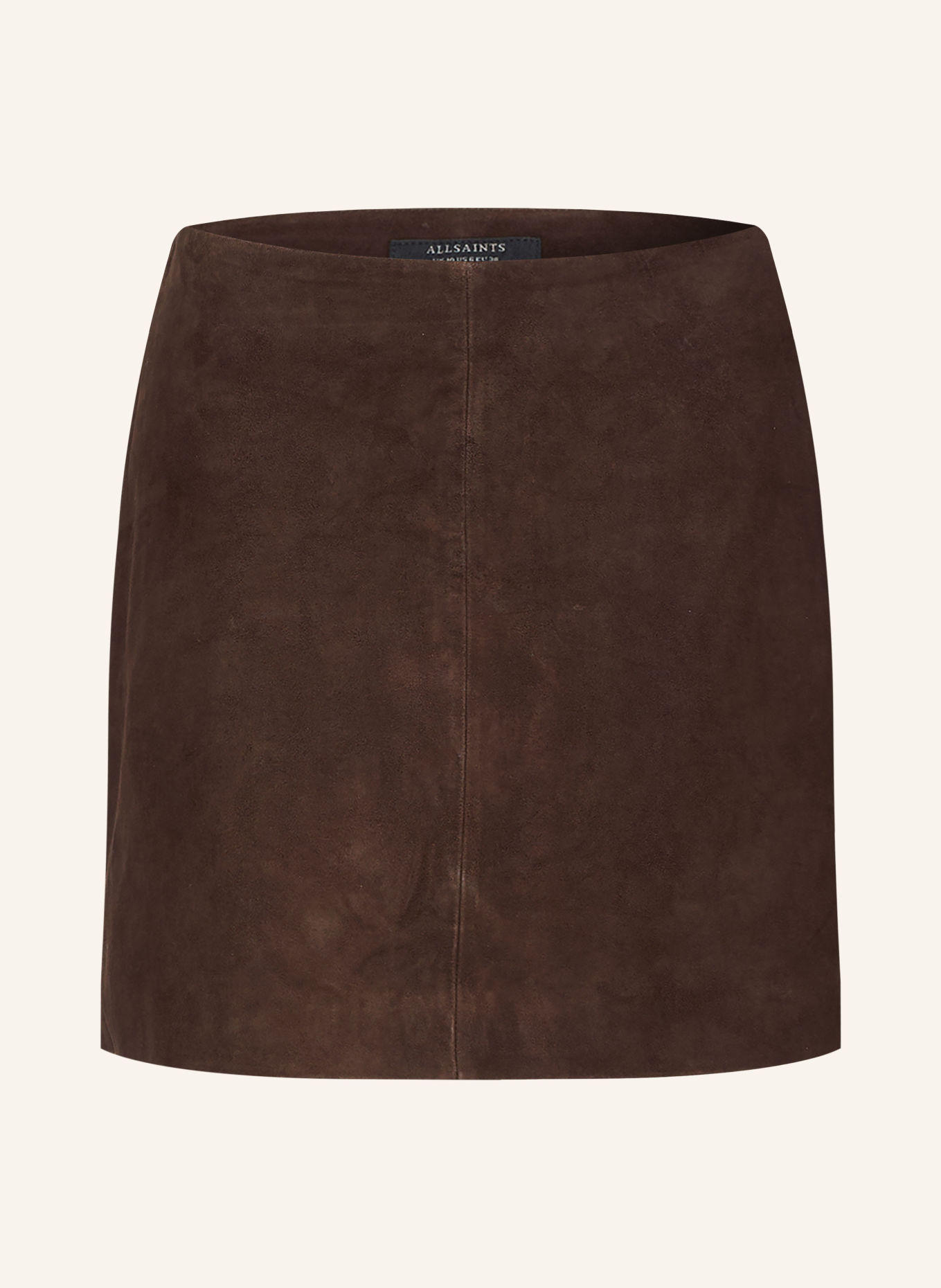 ALLSAINTS Lederrock RENAI: DUNKELBRAUN