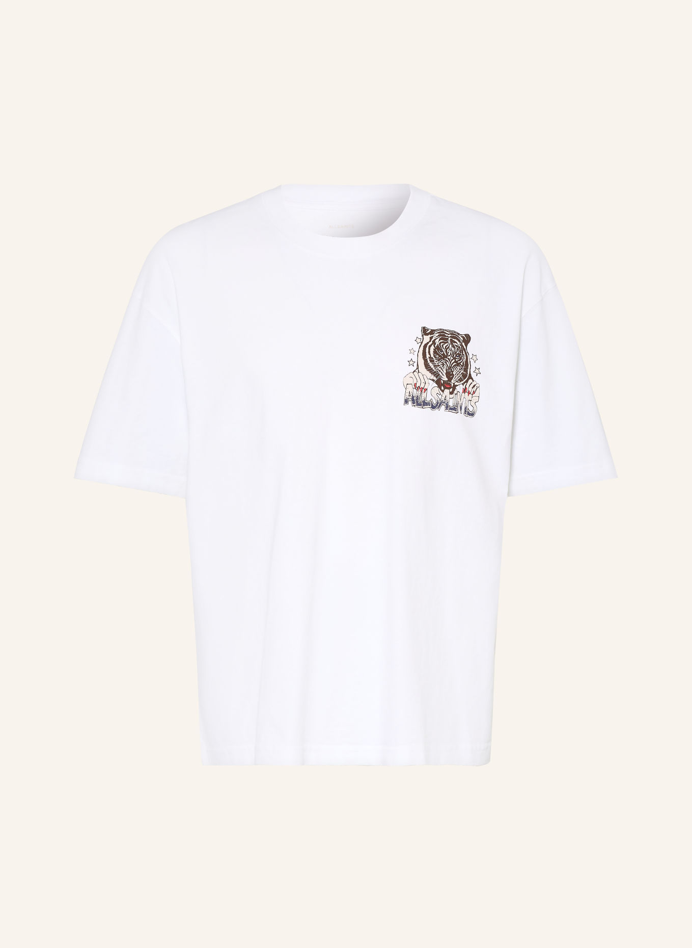 ALLSAINTS T-Shirt TIGRESS: WEISS