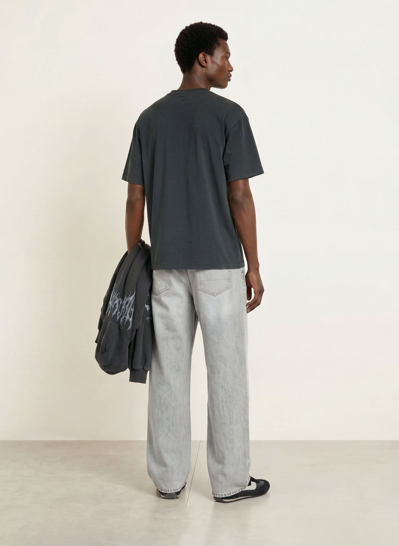 ALLSAINTS T-shirt MADDOX: DONKERGRIJS