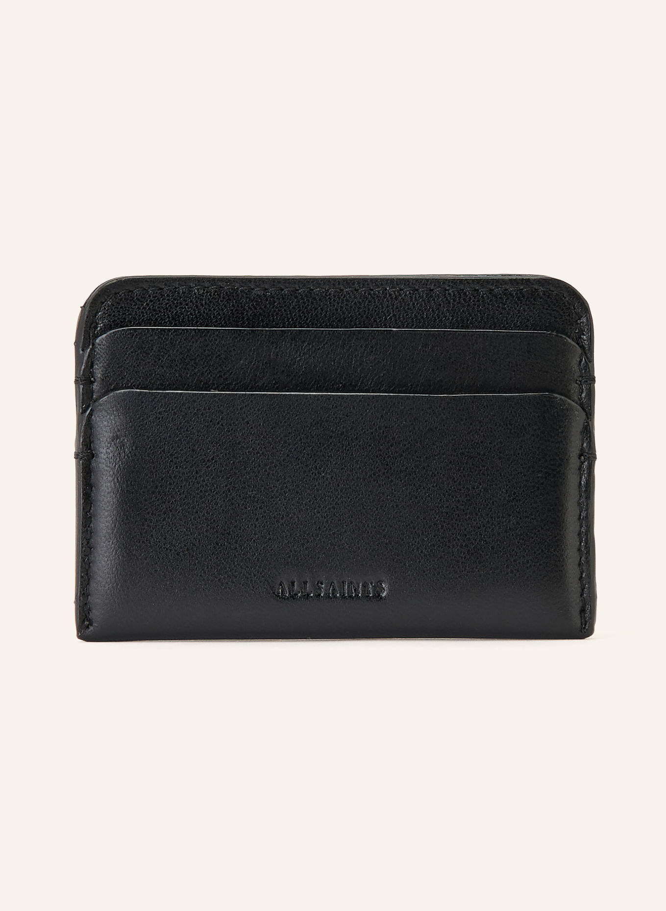 ALLSAINTS CLYMER Card wallet: BLACK