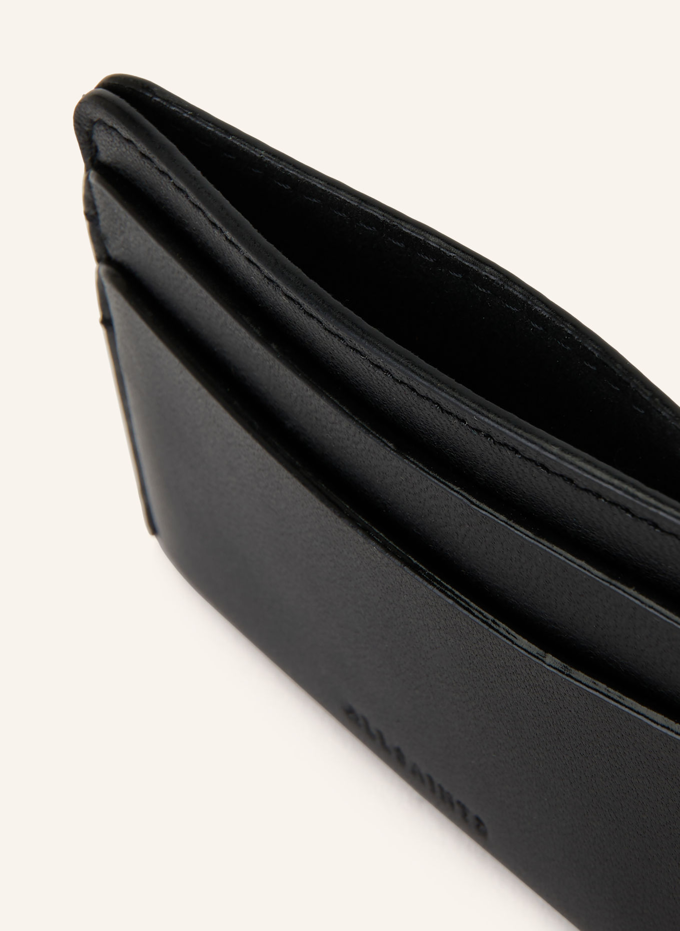 ALLSAINTS CLYMER Card wallet: BLACK