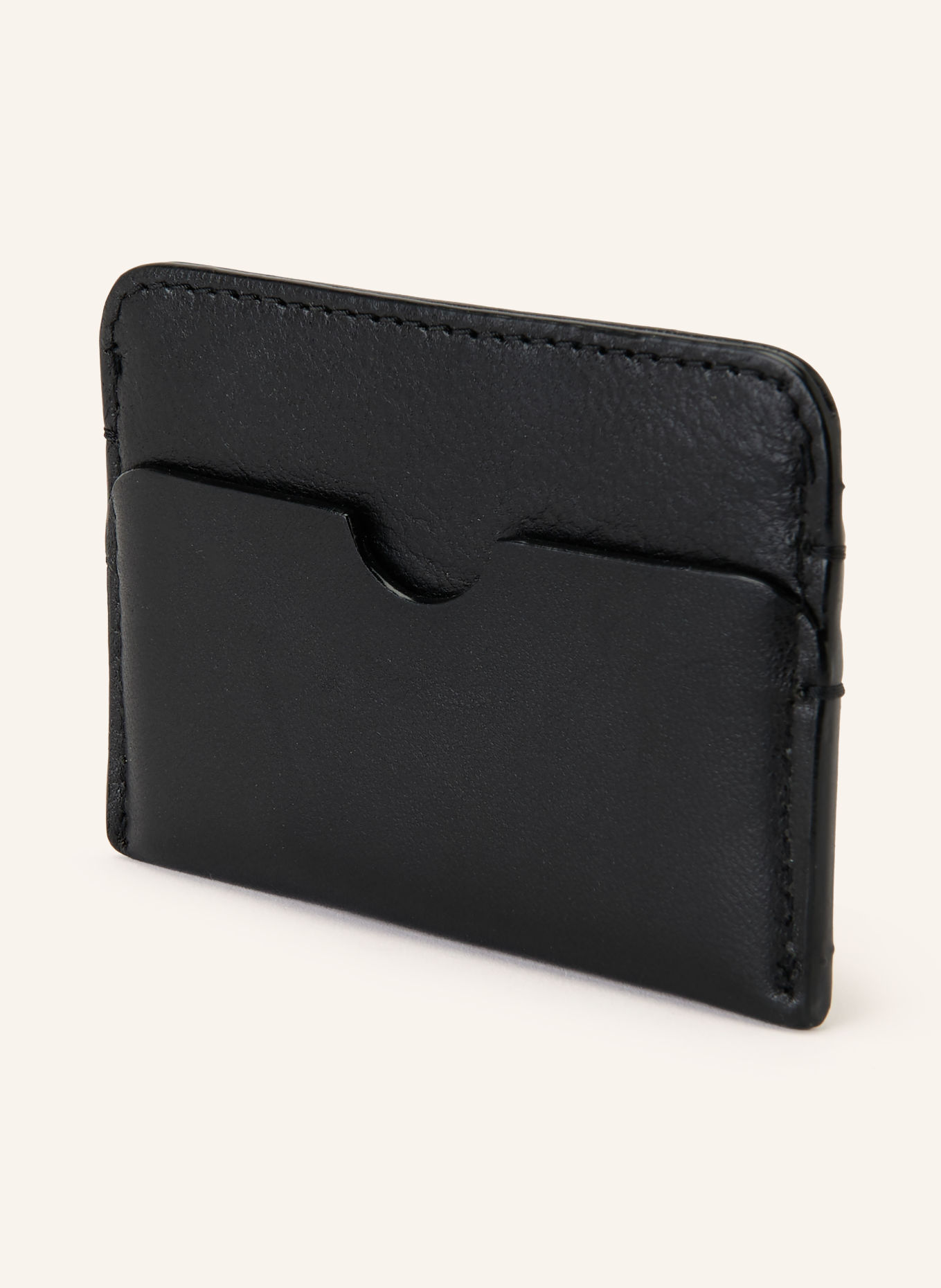ALLSAINTS CLYMER Card wallet: BLACK