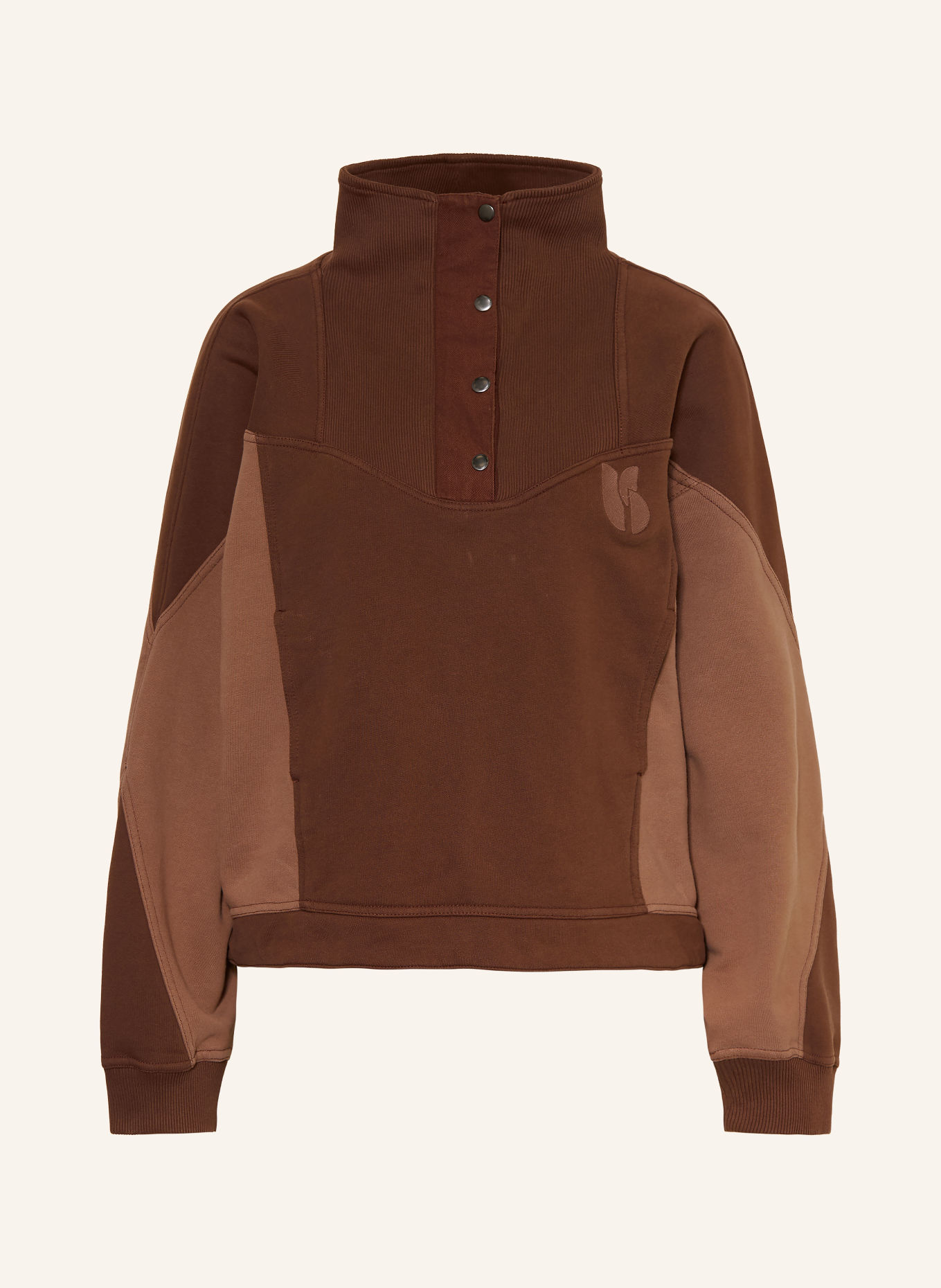 ba&sh Sweatshirt JESSY: BRUN / LJUSBRUN