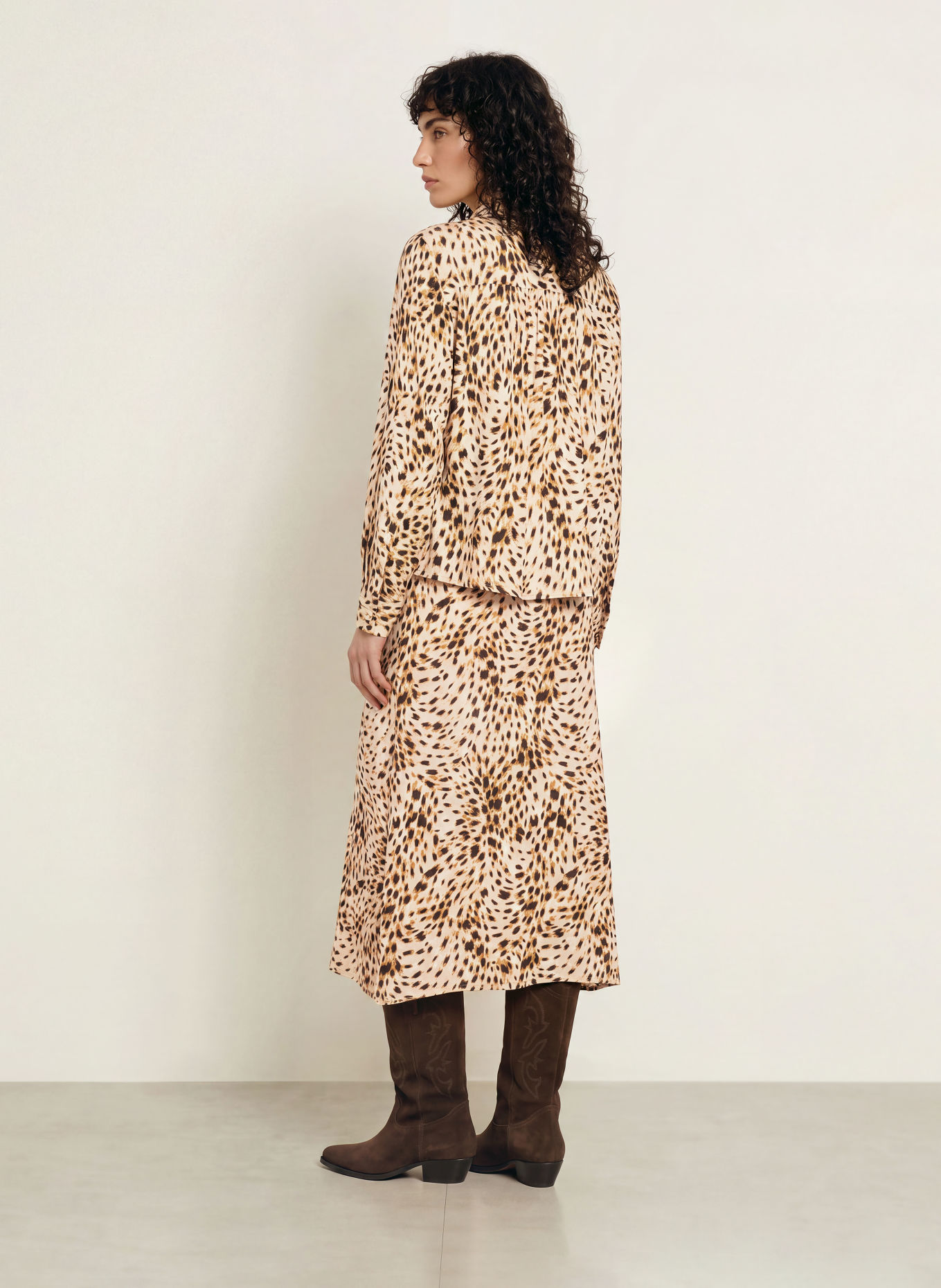 ba&sh Hemdbluse HONY: ECRU / DUNKELGELB / SCHWARZ
