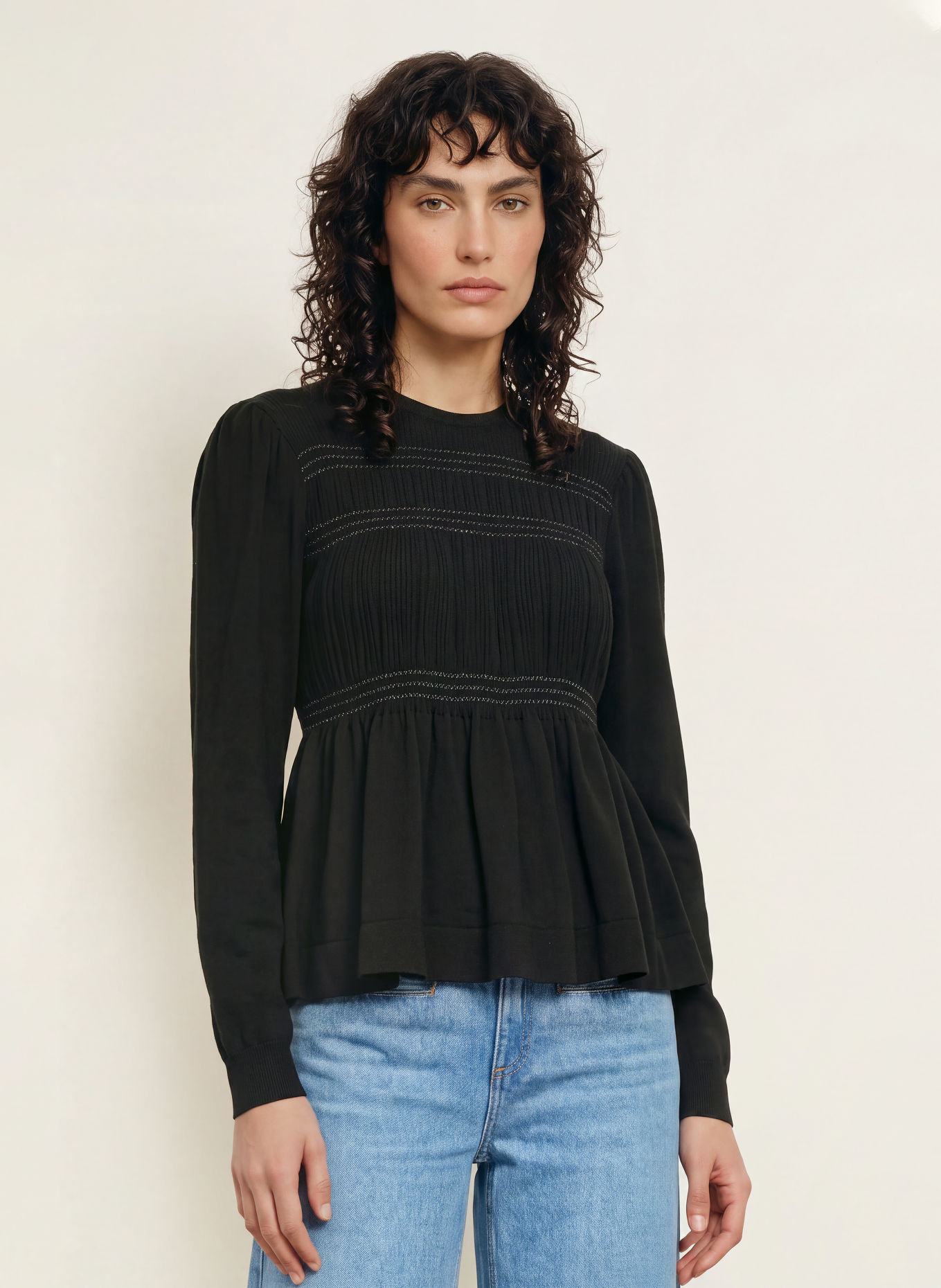 ba&sh Pullover SOFIA: SCHWARZ