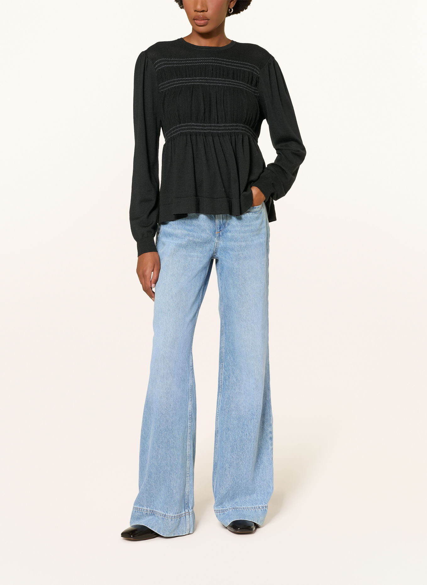 ba&sh Pullover SOFIA: SCHWARZ