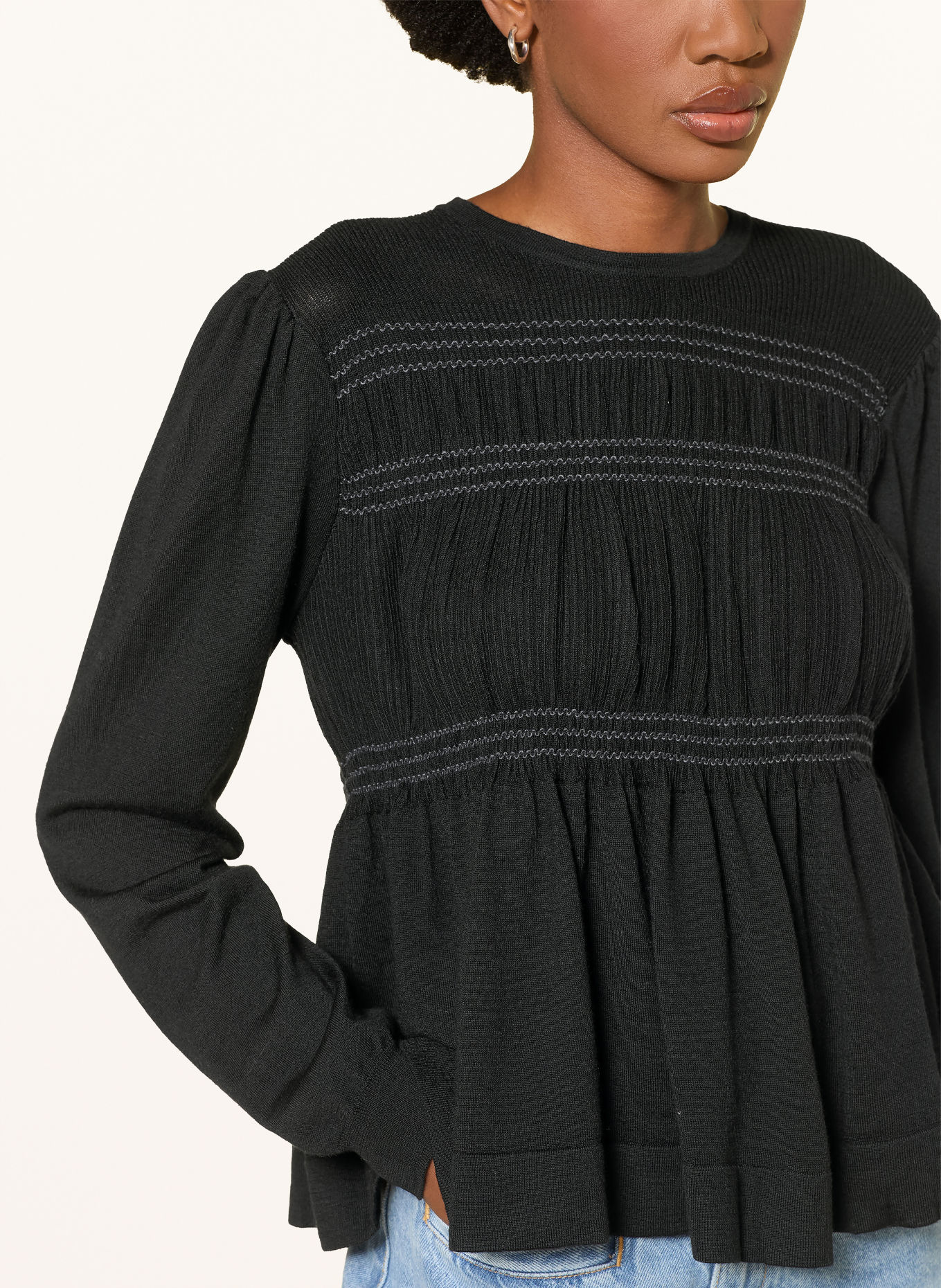 ba&sh Pullover SOFIA: SCHWARZ