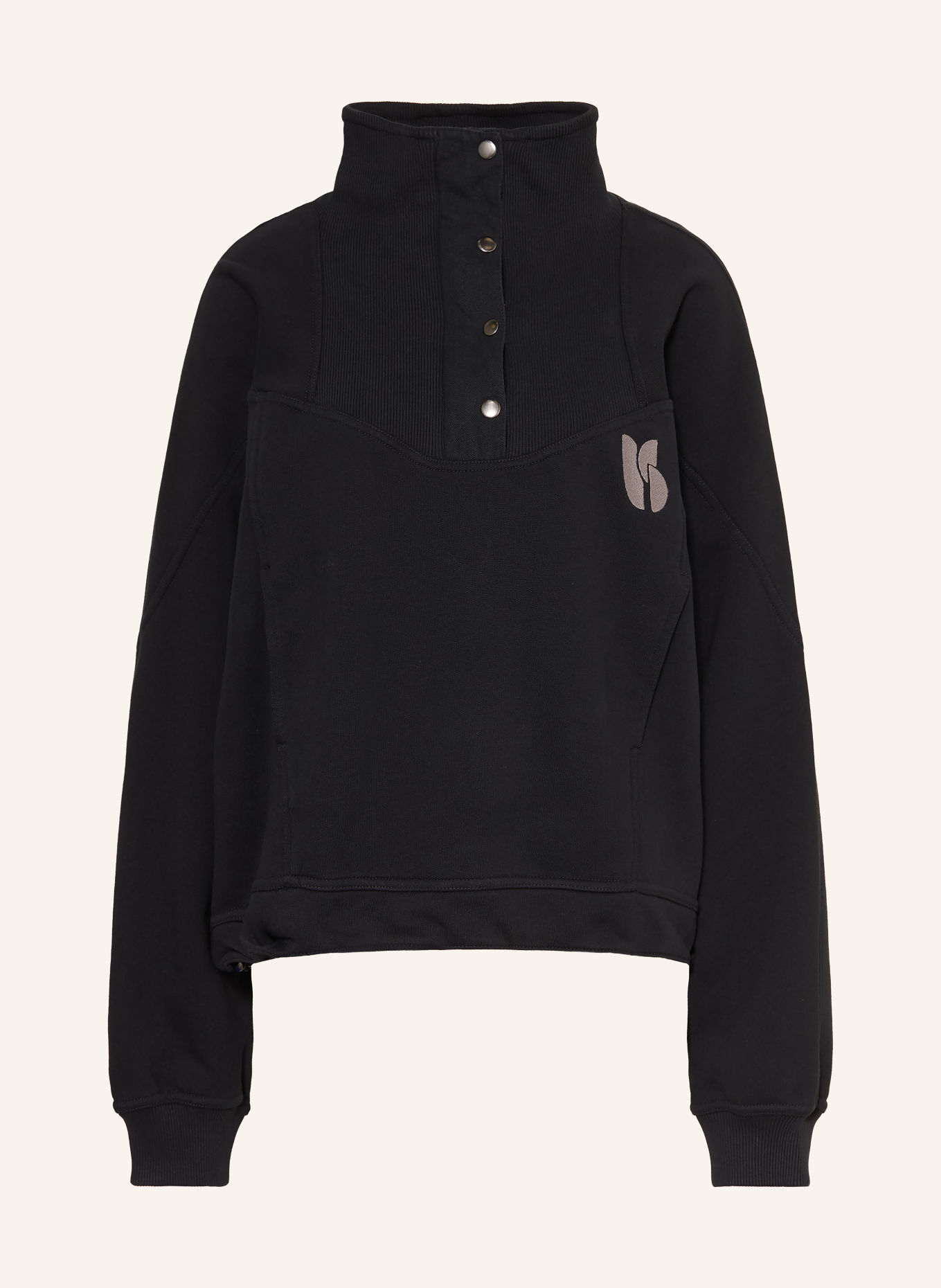 ba&sh Sweatshirt JOSSY: SVART