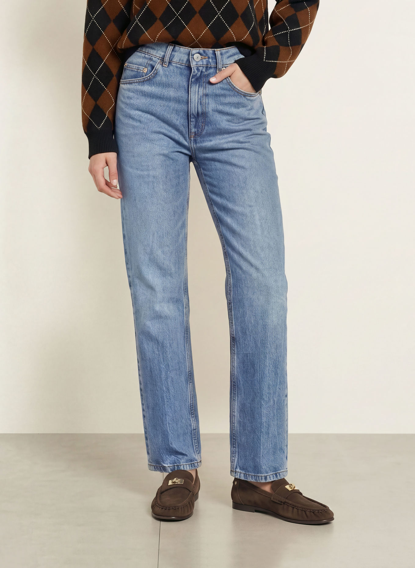 SANDRO Straight Jeans: 4785 BLUE JEAN